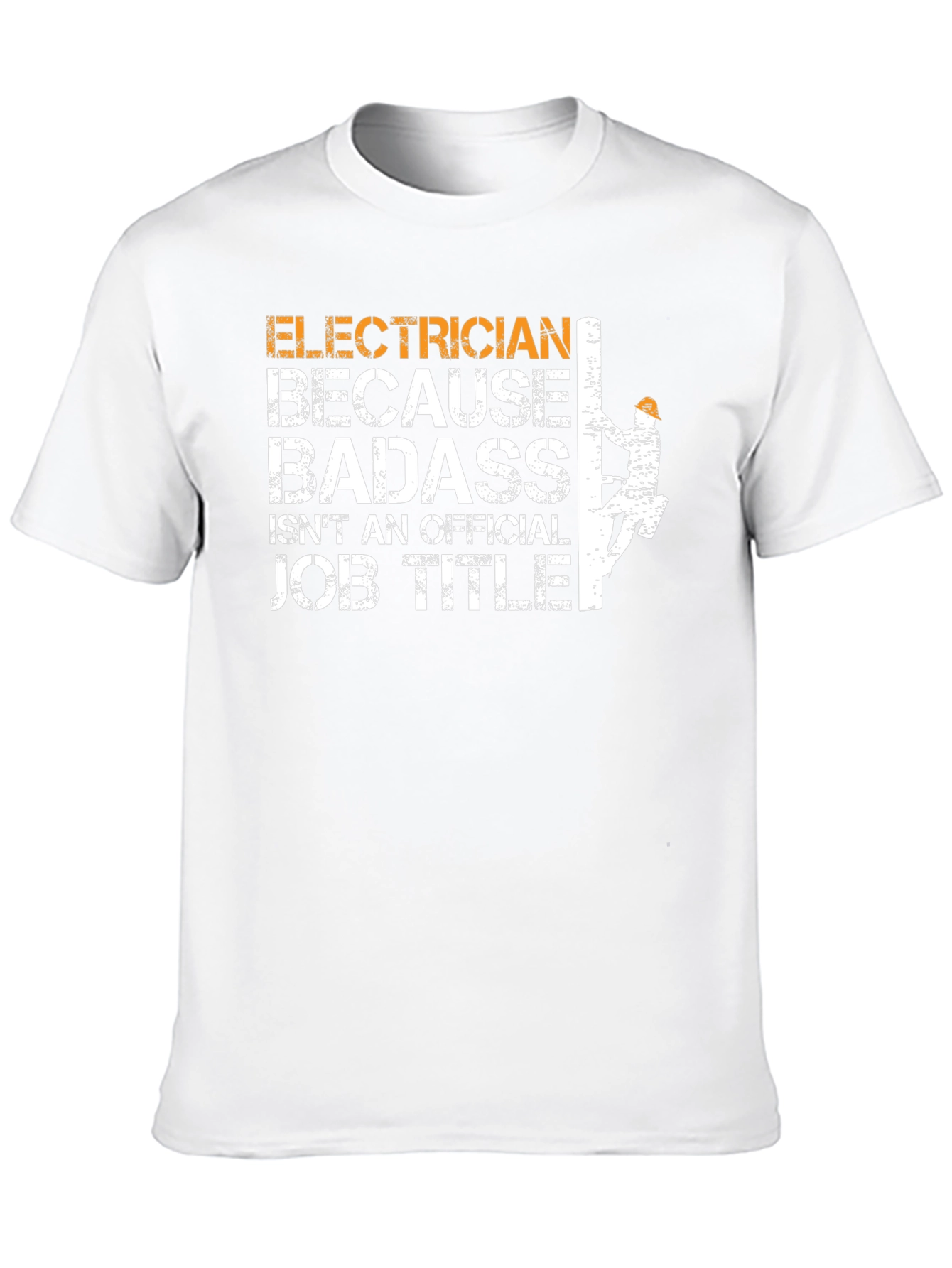 Black Electrician Badass Job Title T-Shirt view 10
