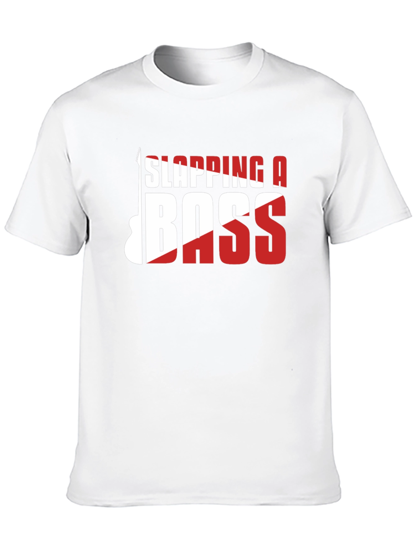 Black Slapping a Bass T-Shirt - Music Lover Tee view 10
