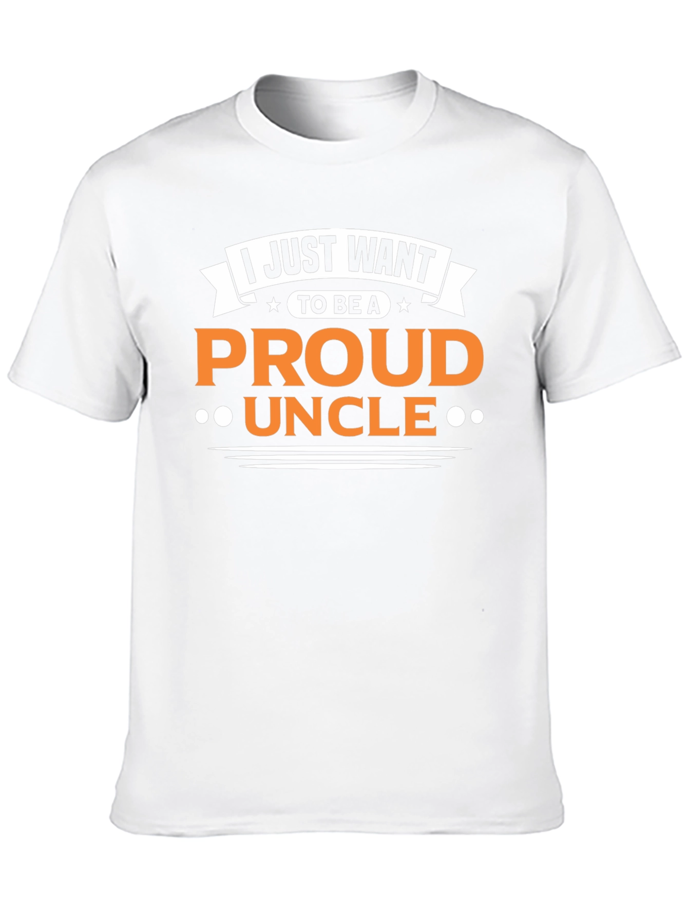 Black Proud Uncle Graphic T-Shirt - Black view 10