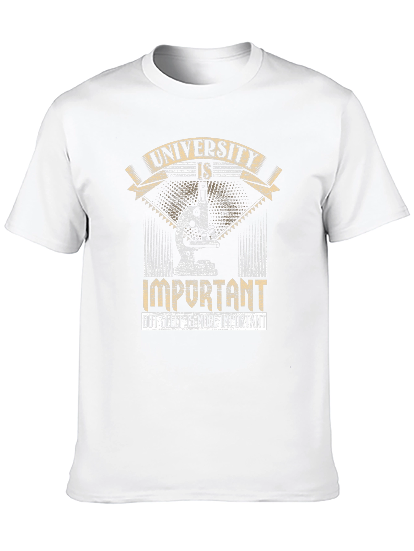 Black University & Sleep Graphic T-Shirt - Black view 10