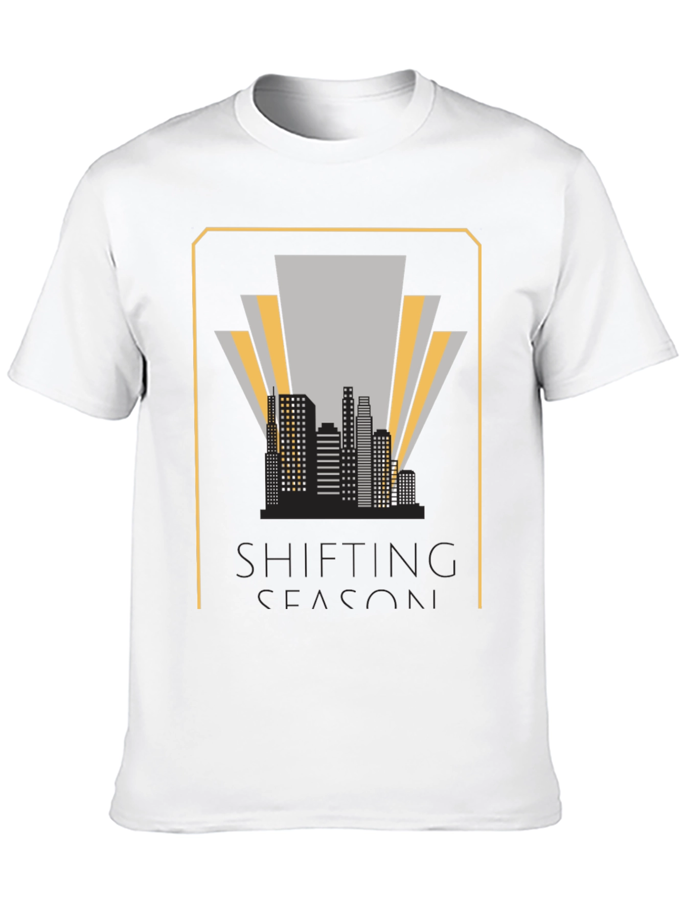 Black Shifting Season Graphic Tee - Urban Style view 10
