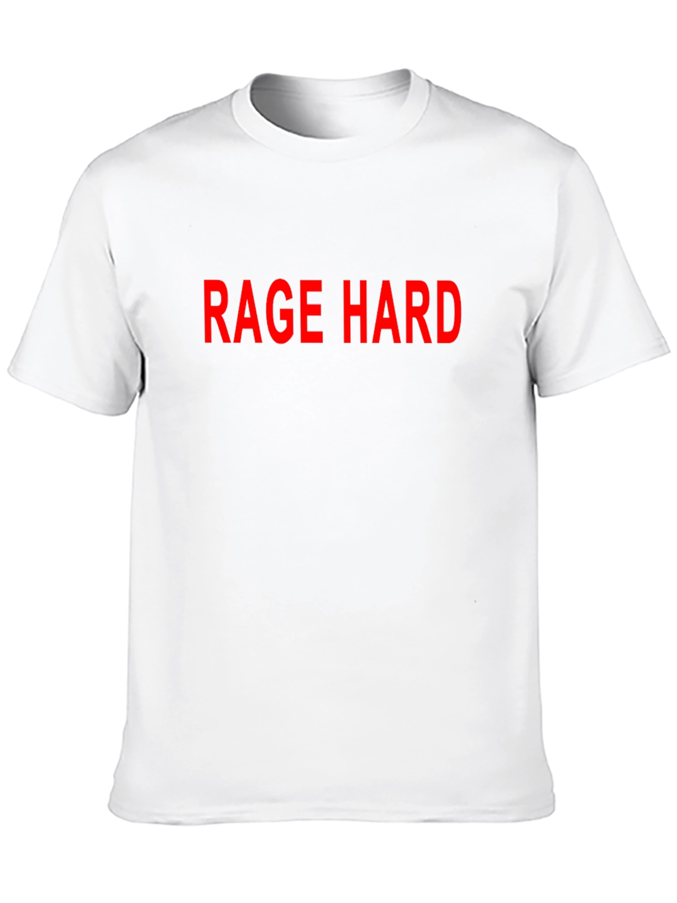 Black Rage Hard Black Cotton Graphic Tee view 10
