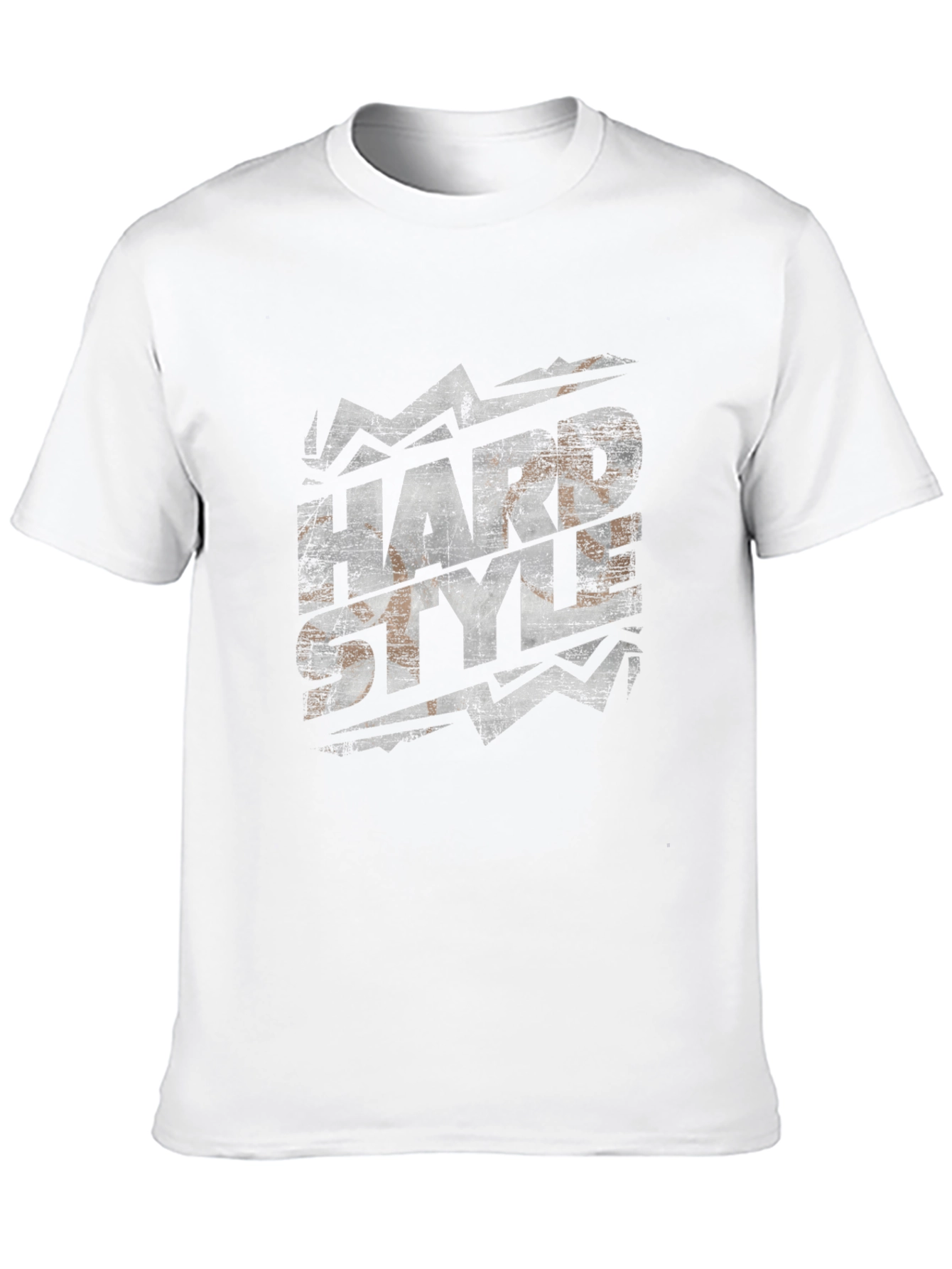 Black Hardstyle Graphic Print T-Shirt - Black Cotton Blend view 10