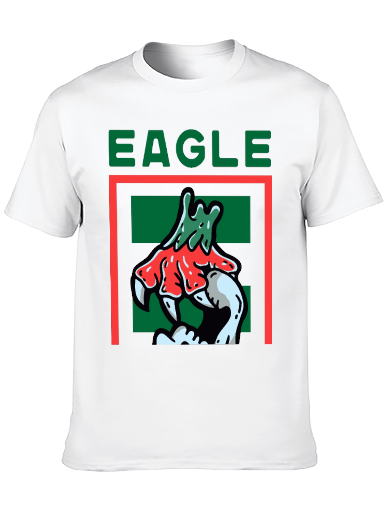 Black Eagle Graphic Print Black T-Shirt view 10