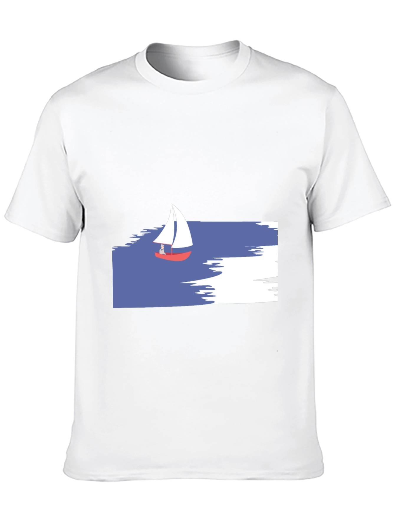 Black Sailboat Graphic T-Shirt - Black view 10