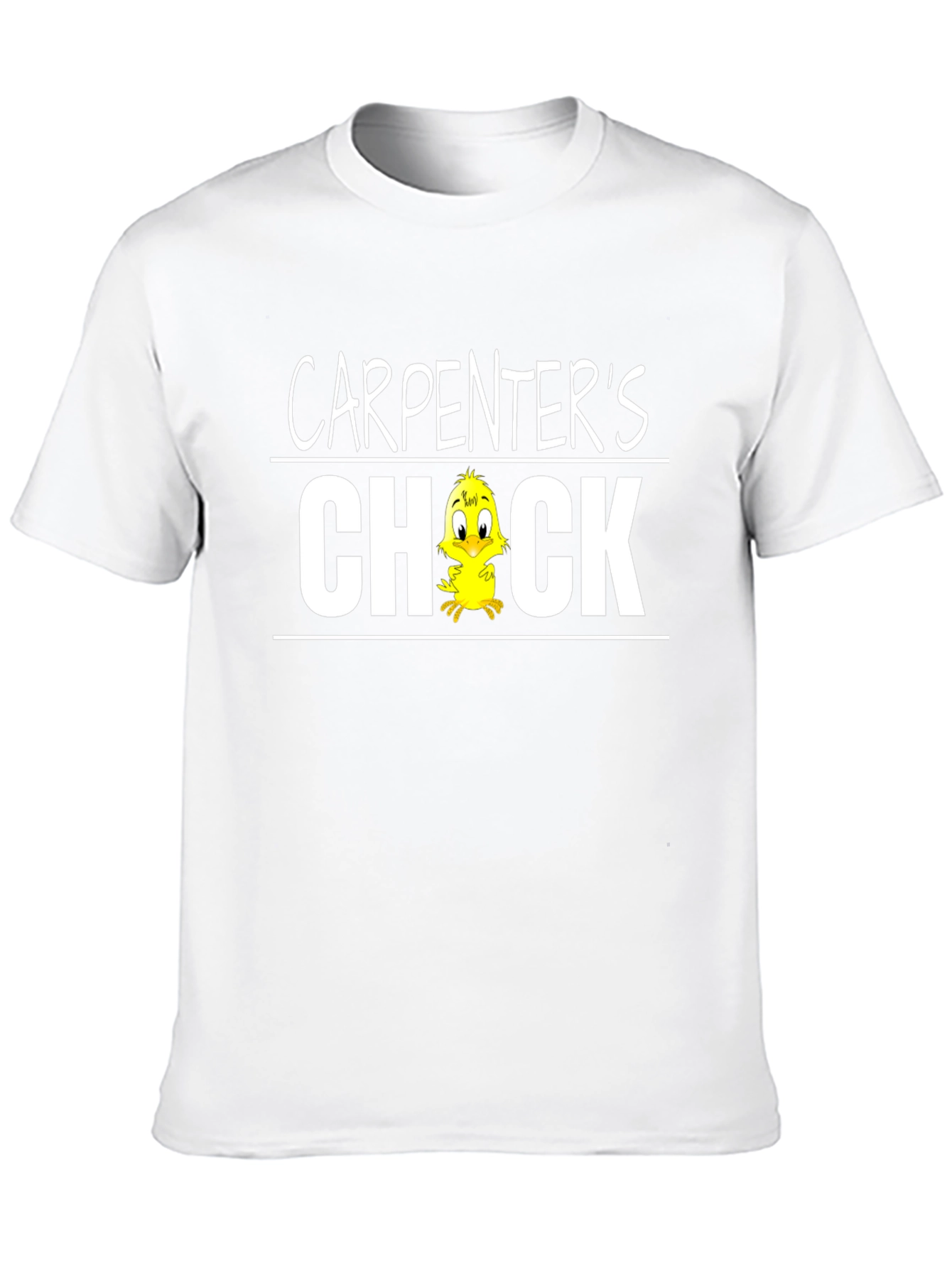 Black Carpenter's Chick T-Shirt - Funny Carpenter Tee view 10