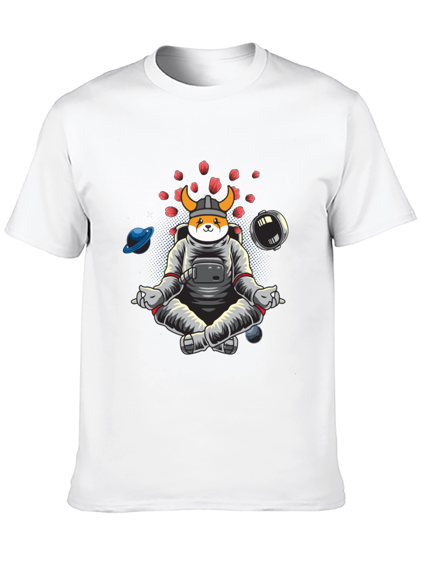 Black Cosmic Meditation T-Shirt view 10