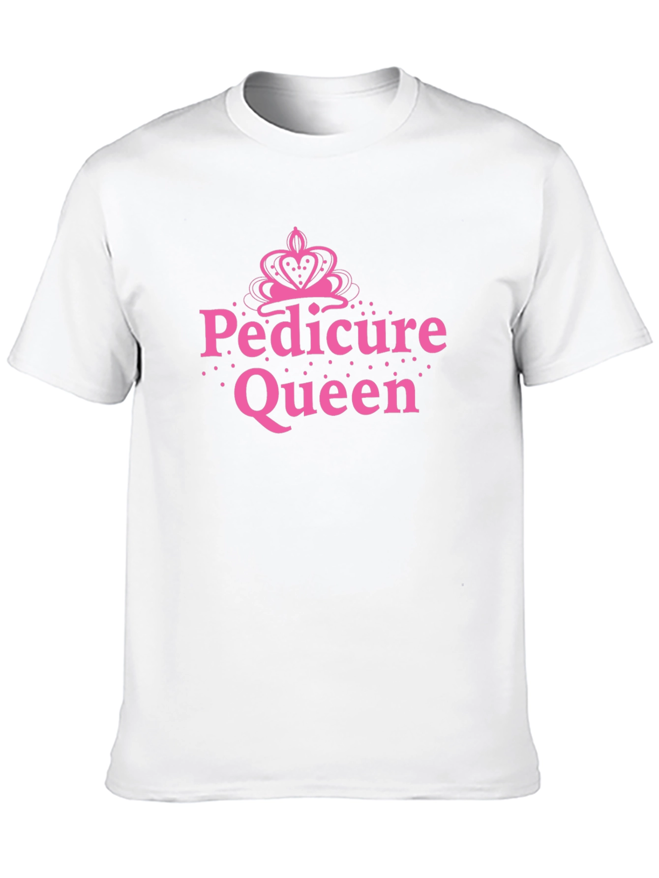 Black Pedicure Queen Black T-Shirt view 10