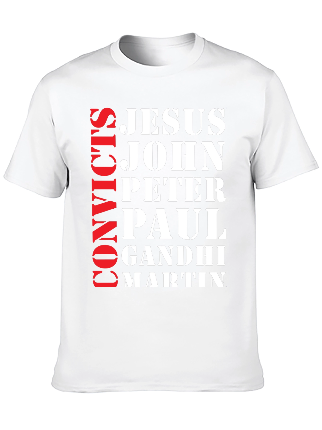 Black Convict's Jesus John T-Shirt view 10