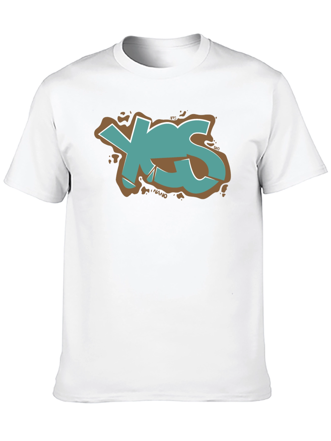 Black Stylish XS Graphic Print Black T-Shirt view 10