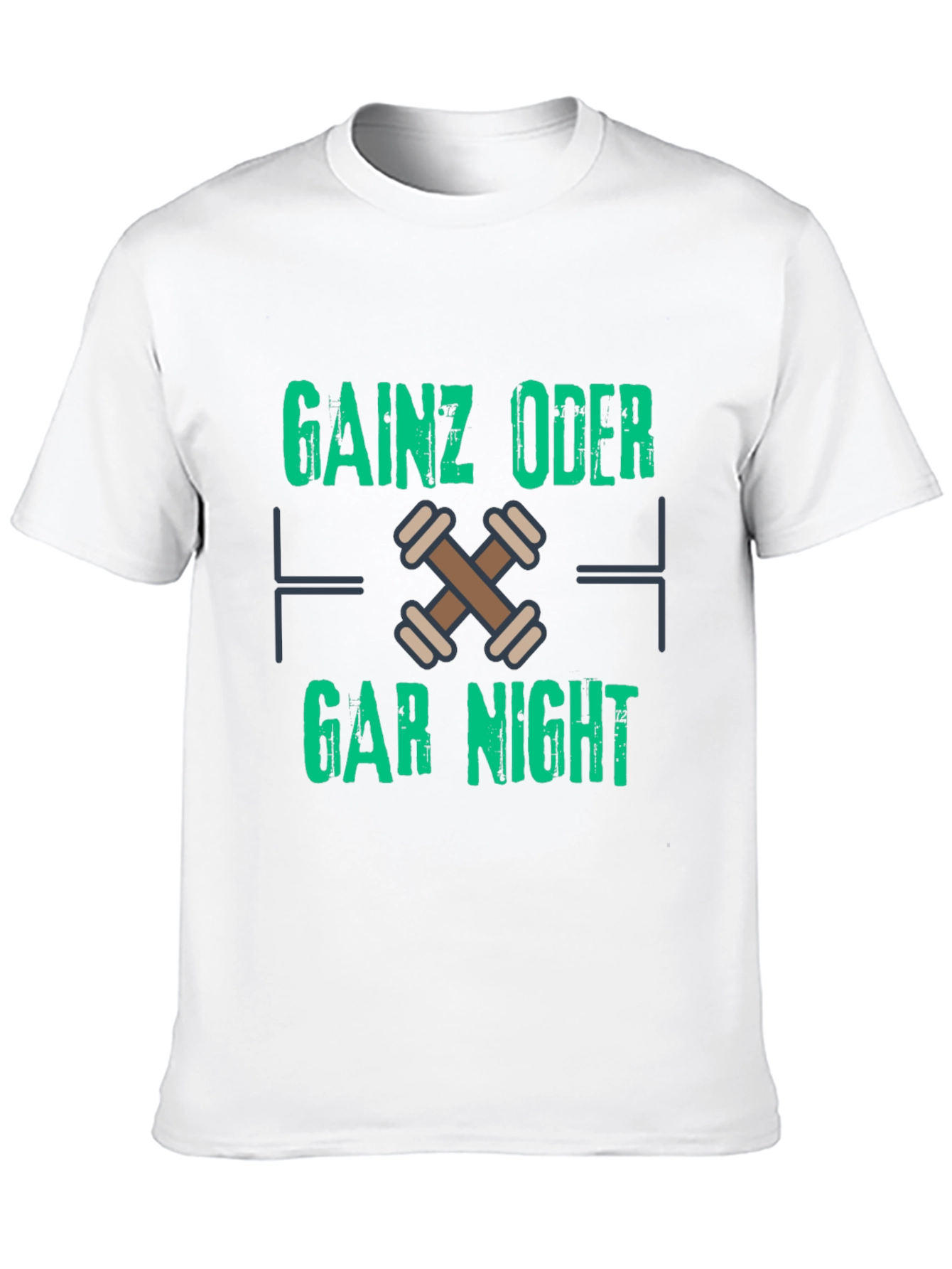 Black Gainz Oder Gar Nicht Black T-Shirt view 10