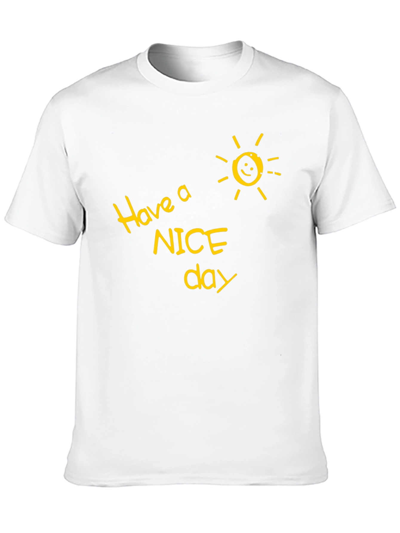Black Have a Nice Day Graphic Tee - Black view 10