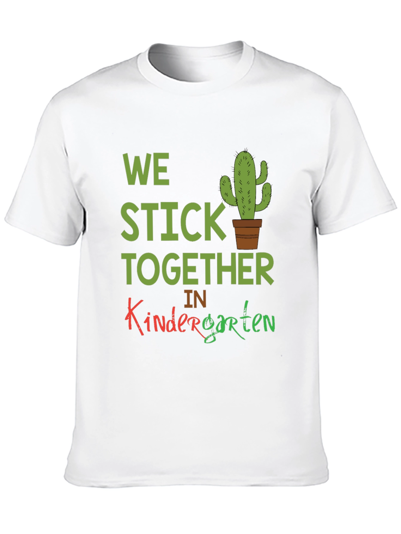 Black We Stick Together Kindergarten T-Shirt view 10