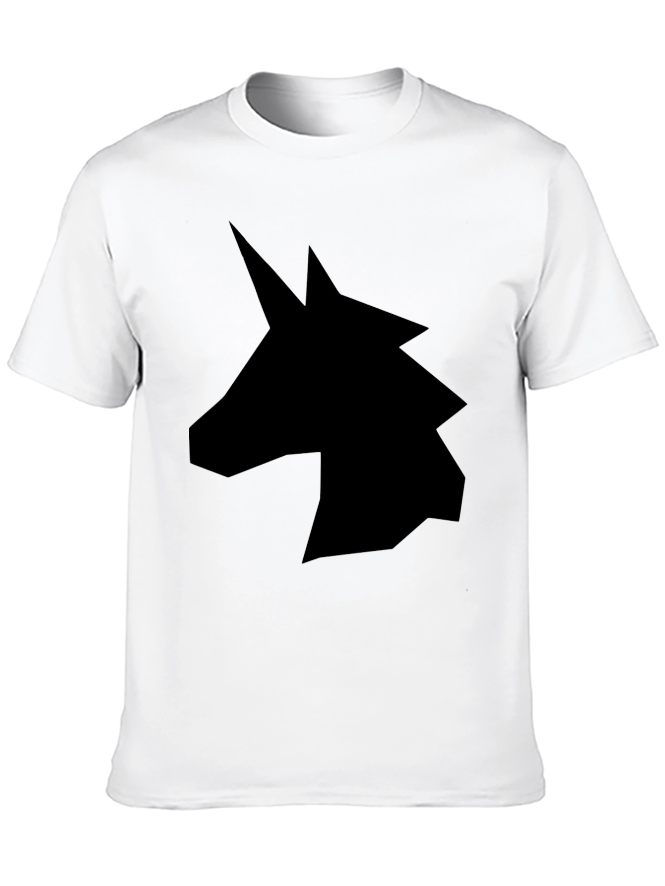 Black Unicorn Silhouette Graphic Tee - Black view 10
