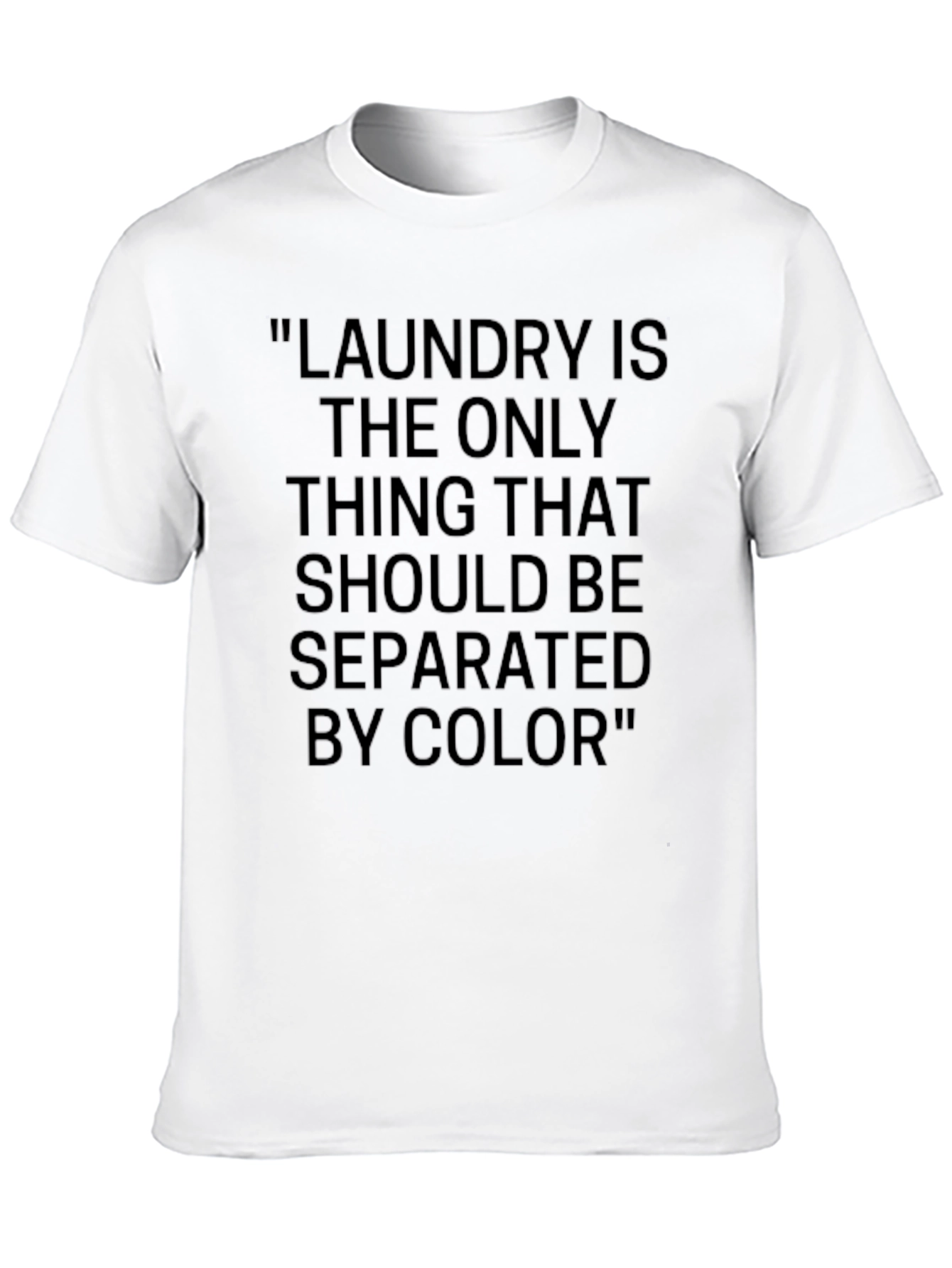 Black Laundry Color Separation Humor T-Shirt view 10