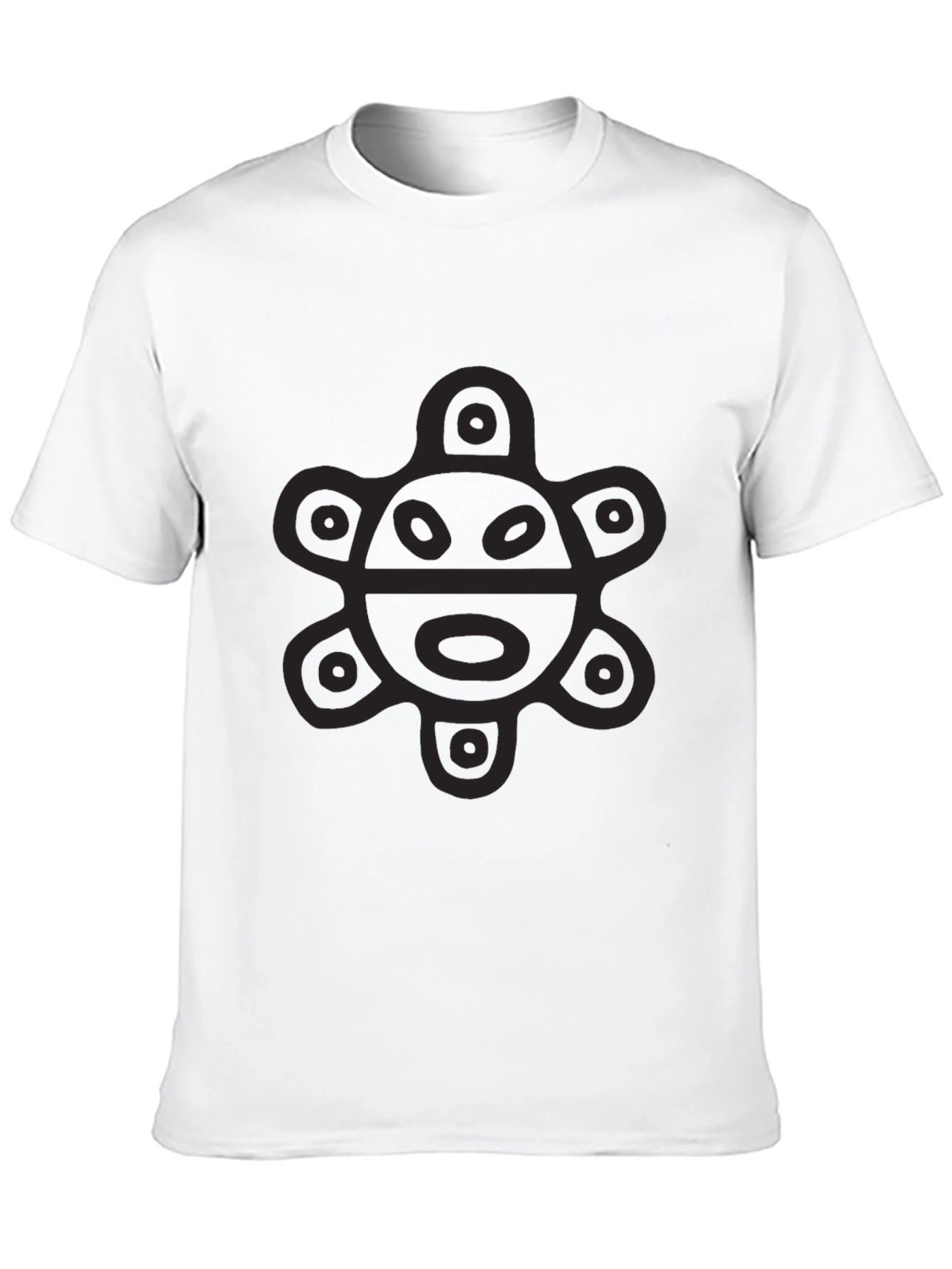 Black Black Sun Symbol Graphic Tee view 10