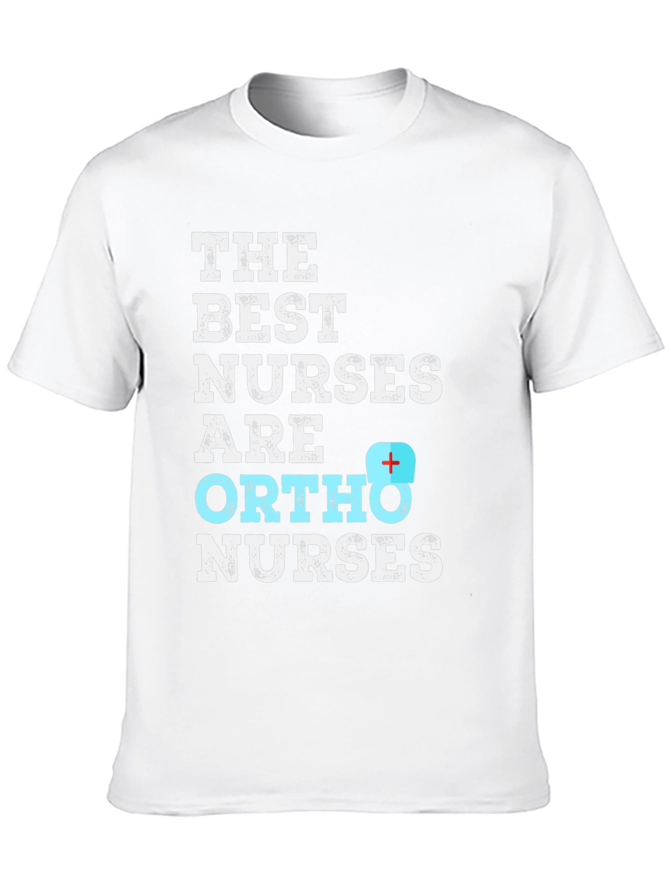 Best Ortho Nurses T-Shirt - Black Cotton Blend - 10