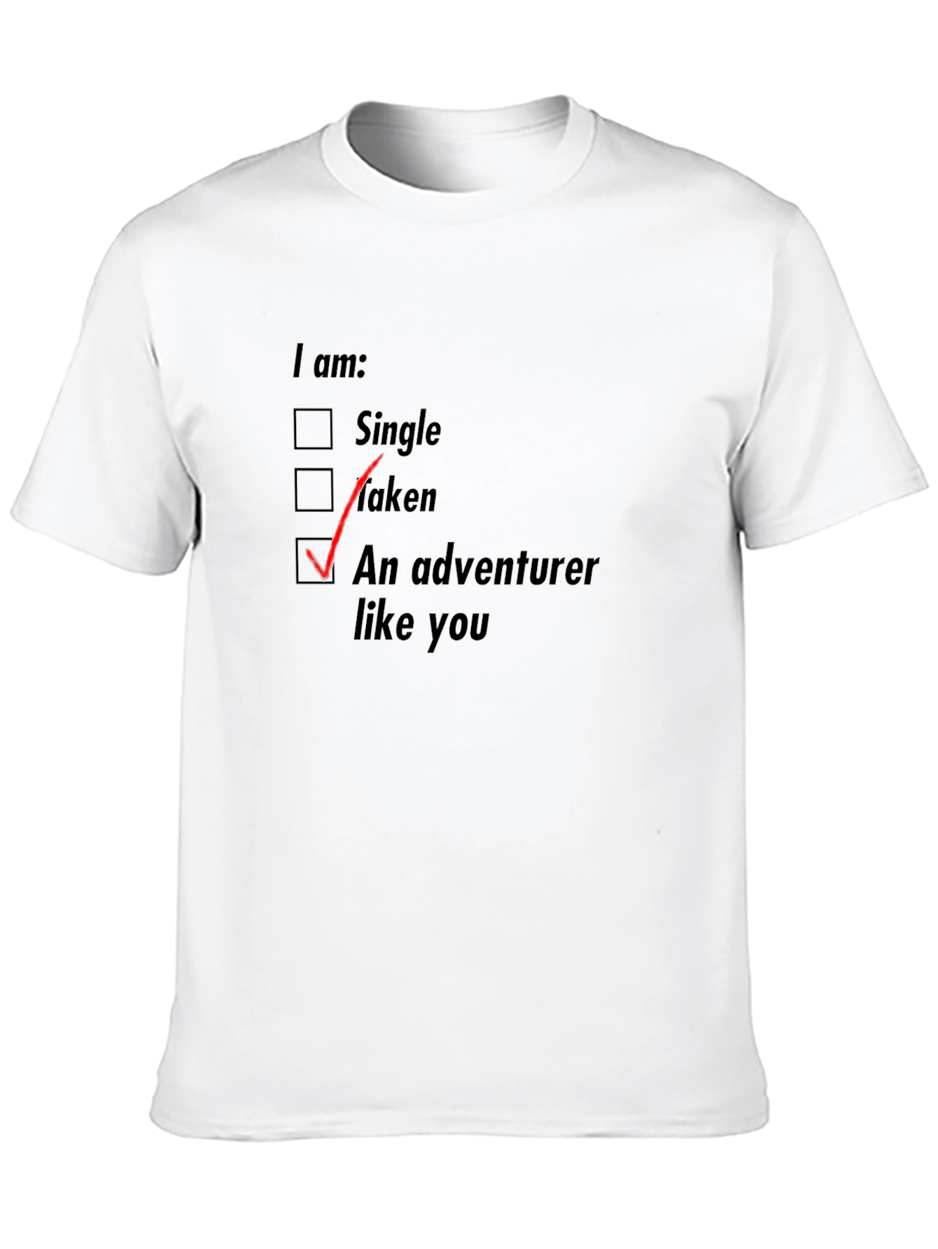Black Adventurer Like You T-Shirt - Novelty Graphic Tee view 10