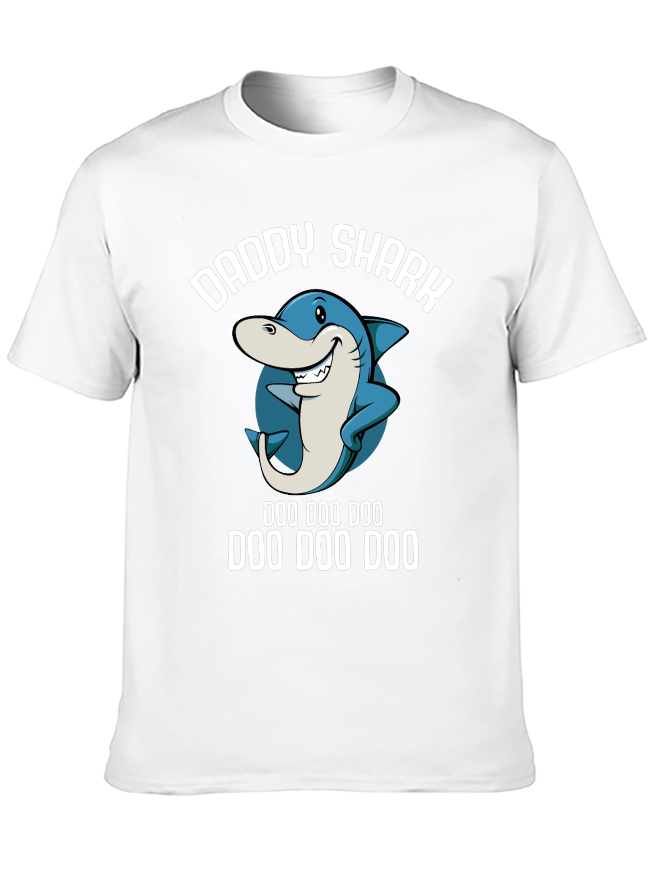 Daddy Shark T-Shirt - Doo Doo Doo Funny Dad Tee - 10