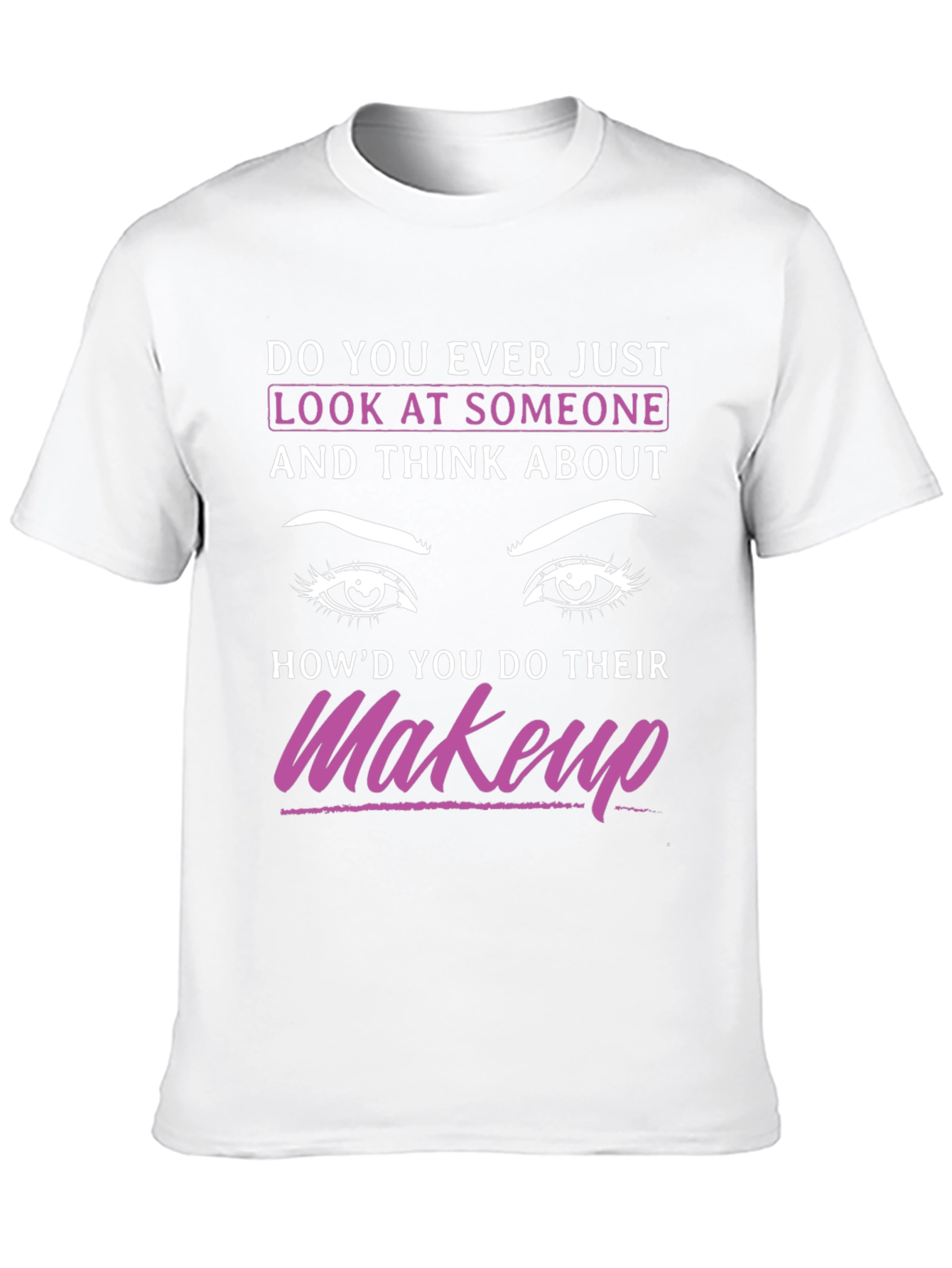 Black Makeup Artist T-Shirt Funny Cosmetic Design Tee view 10