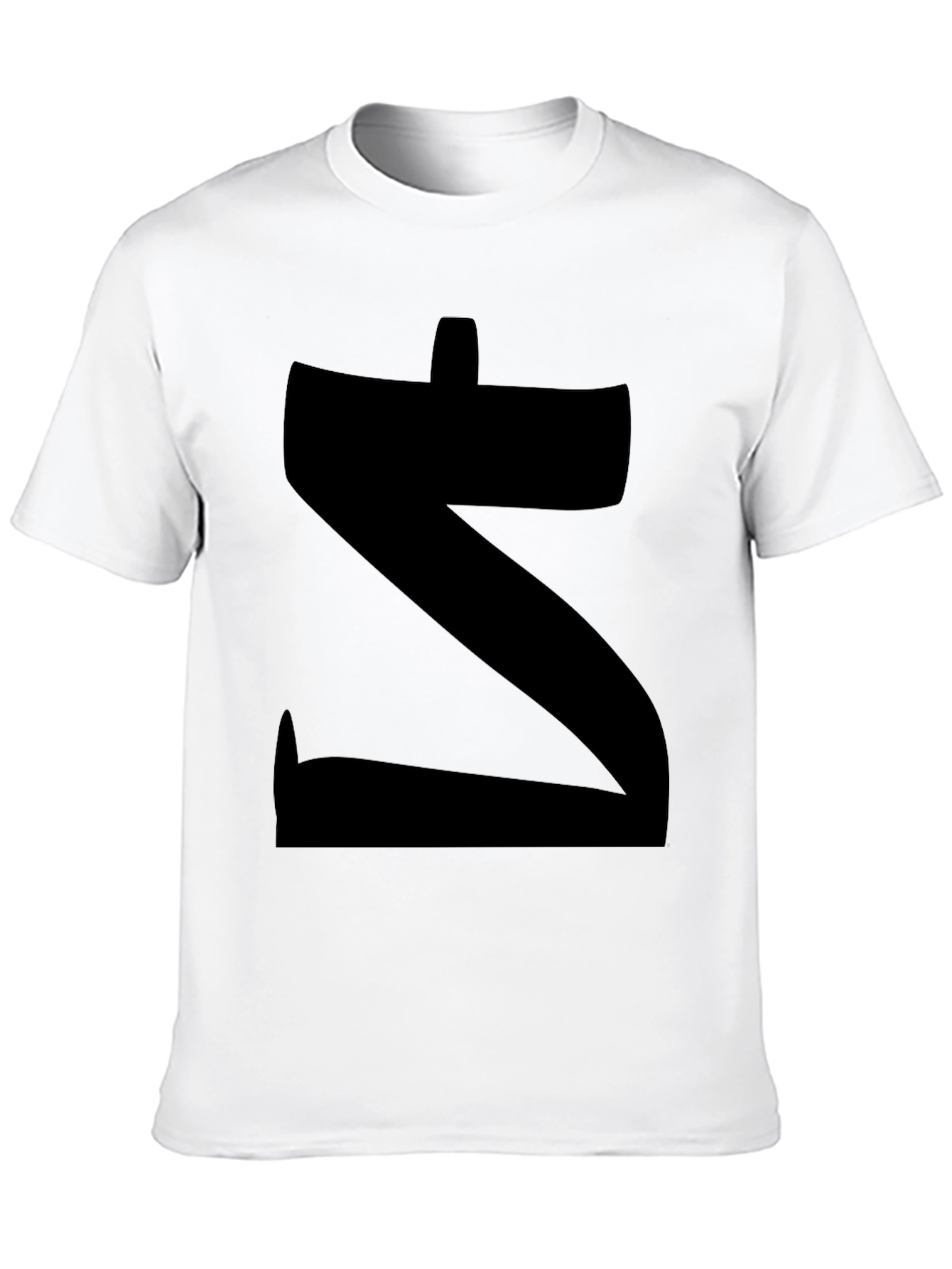 Black Bold 'Z' Graphic Black T-Shirt view 10