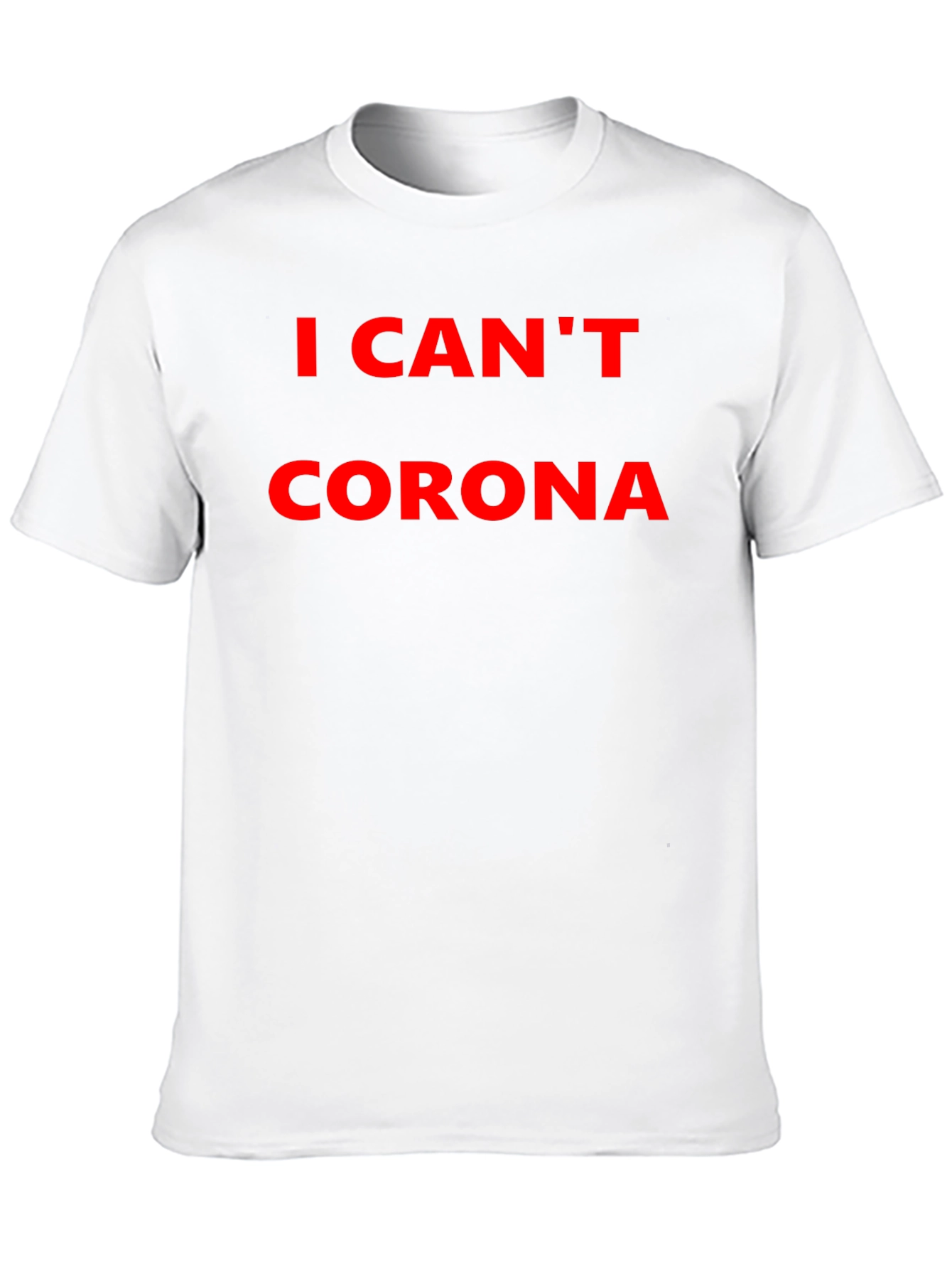 Black I CAN'T CORONA - Black Graphic T-Shirt view 10