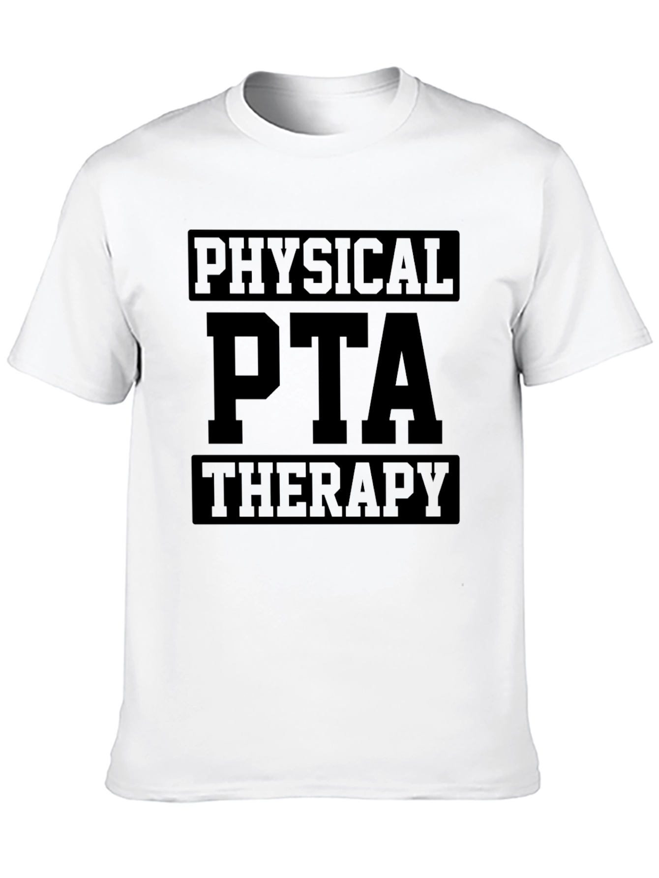 Black Physical PTA Therapy T-Shirt view 10