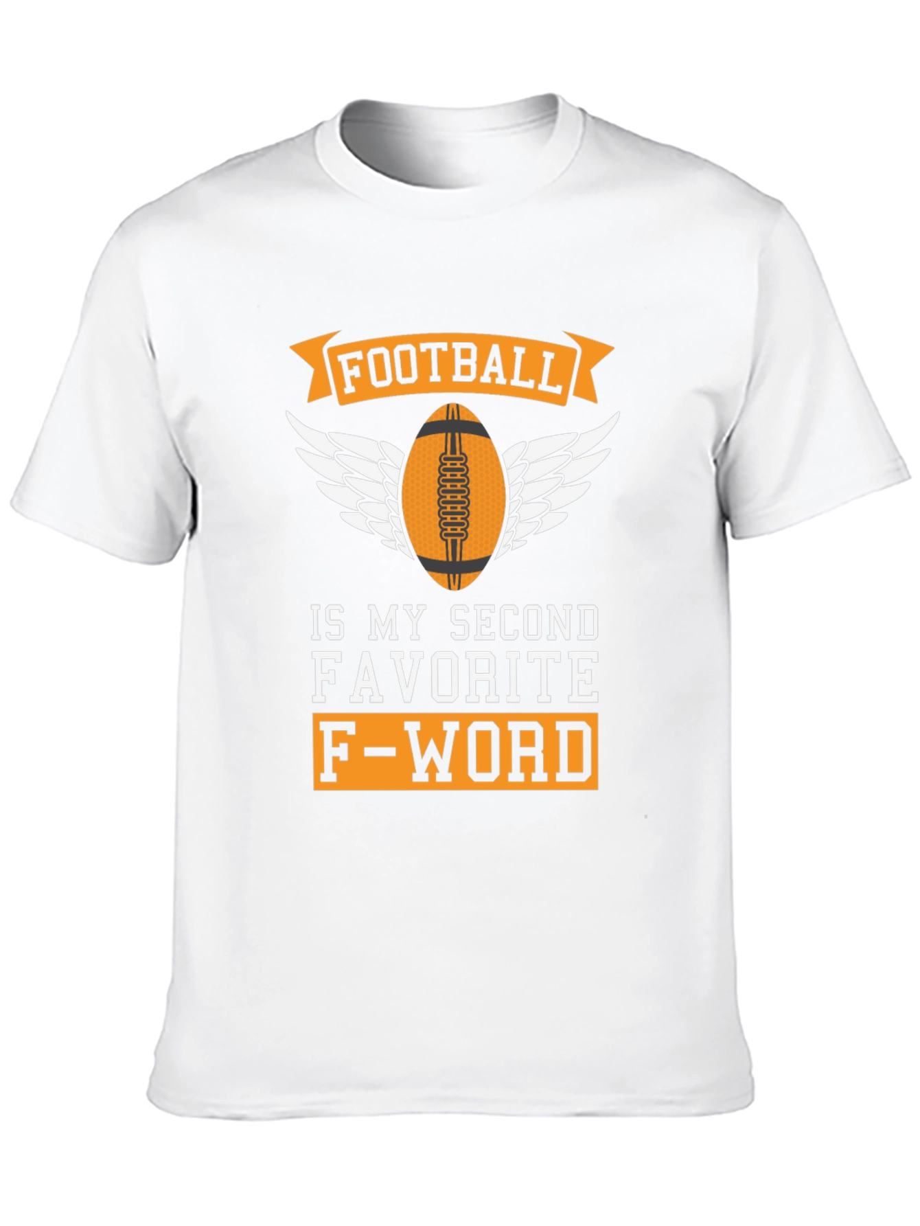 Black Football My Second Favorite F-Word T-Shirt view 10