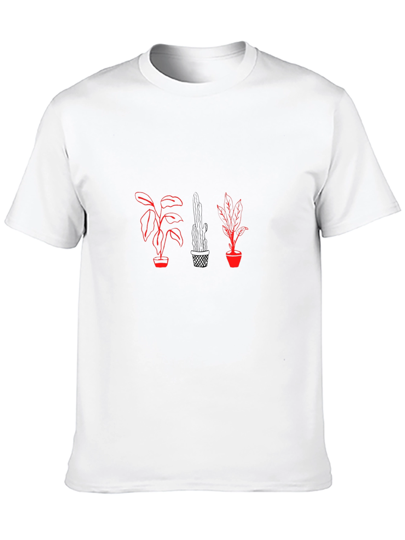 Black Modern Plant T-Shirt: Urban Style view 10