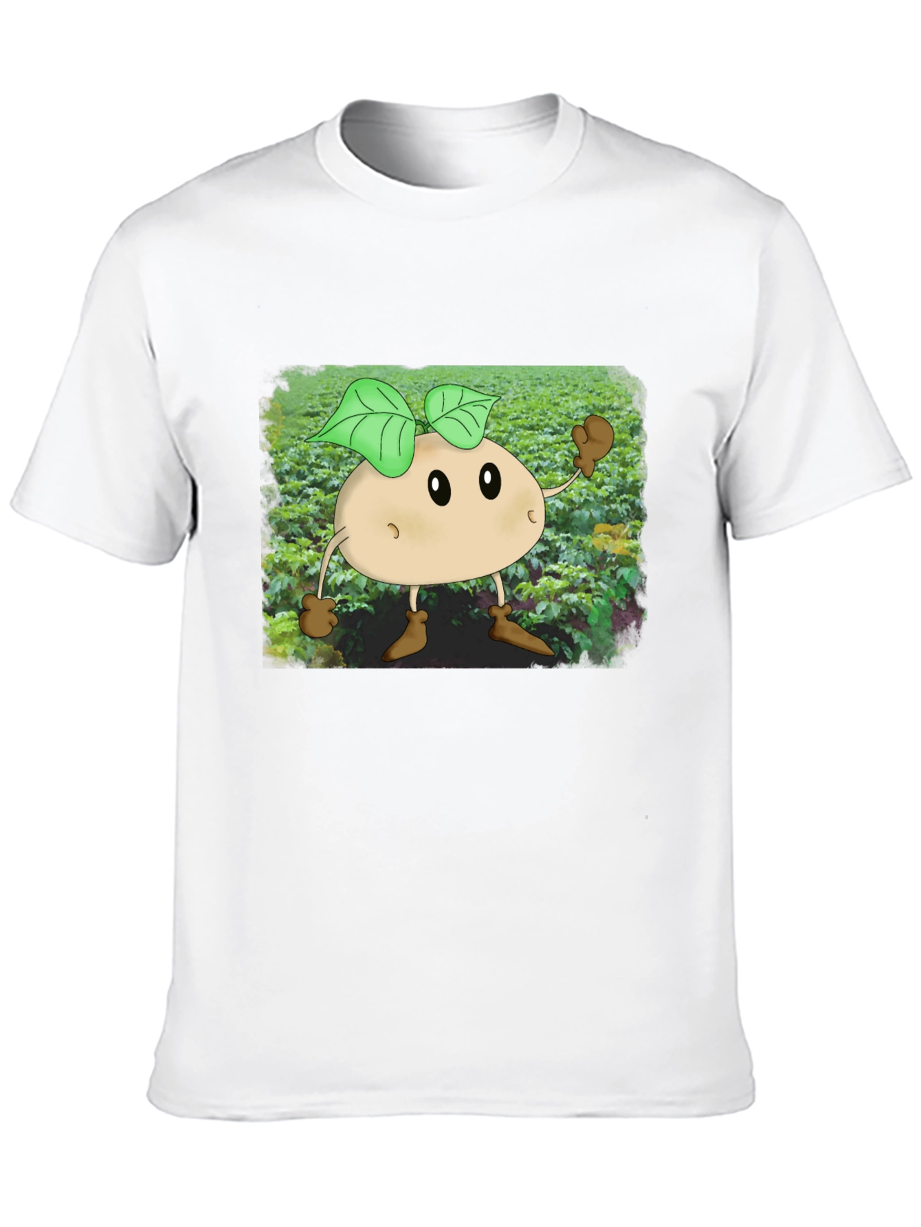 Black Cartoon Spud T-Shirt view 10