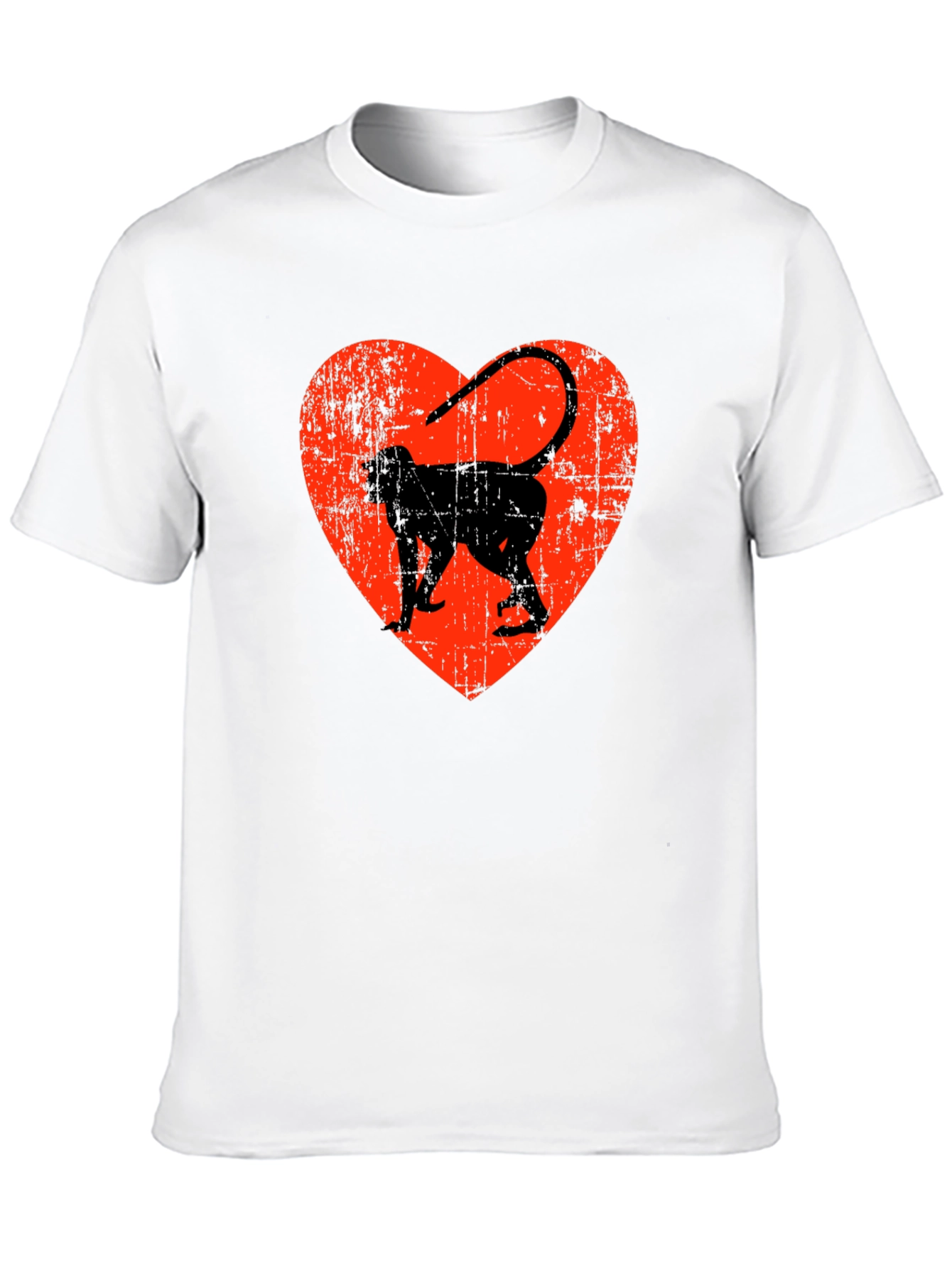 Black Monkey Heart Graphic T-Shirt view 10