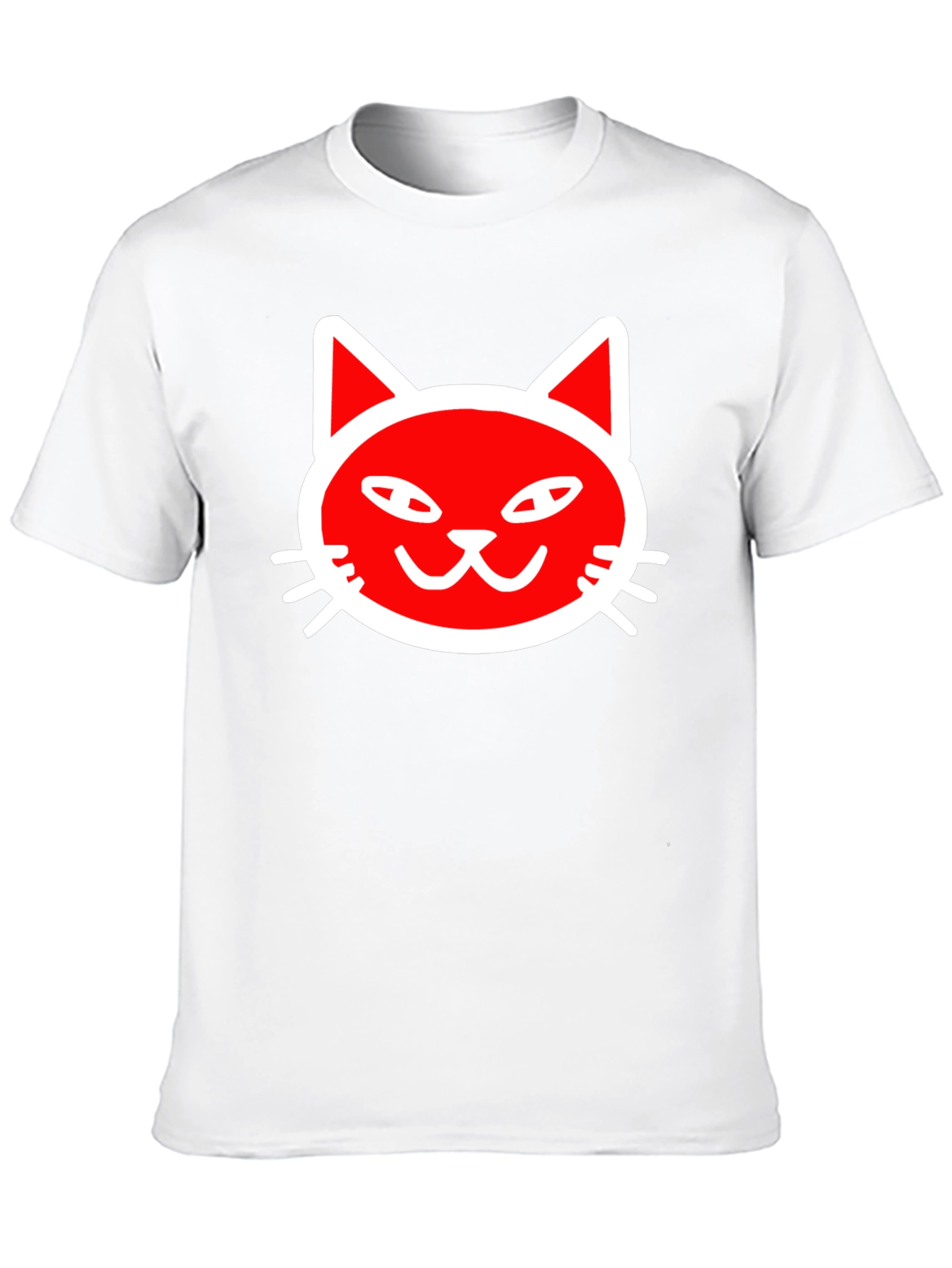 Black Cool Cat Graphic T-Shirt - Black Cotton Tee view 10