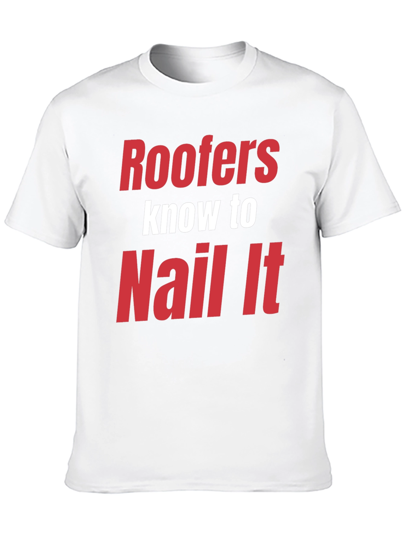 Black Roofers Know to Nail It Funny T-Shirt view 10
