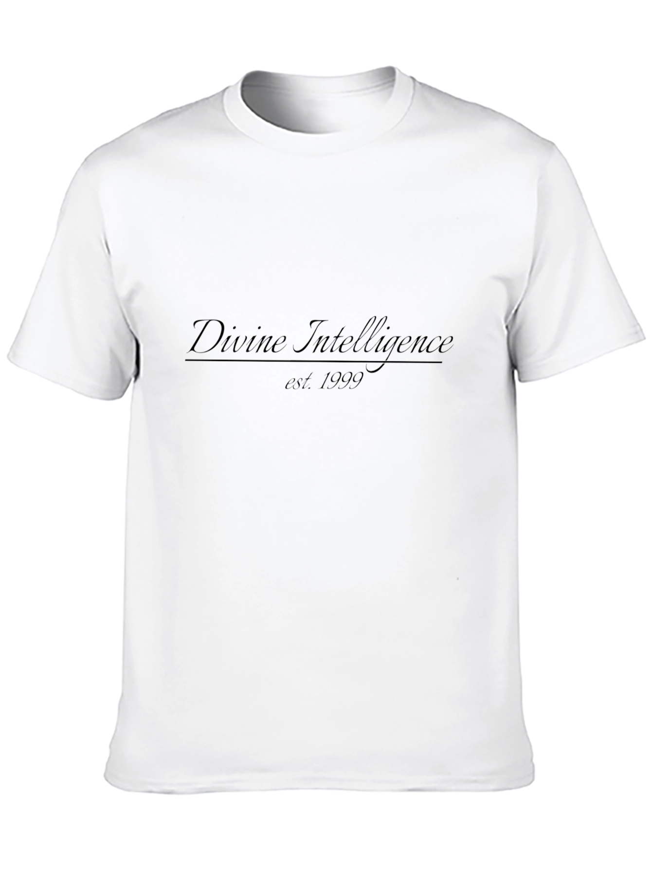 Black Divine Intelligence Est. 1999 Black Graphic T-Shirt view 10