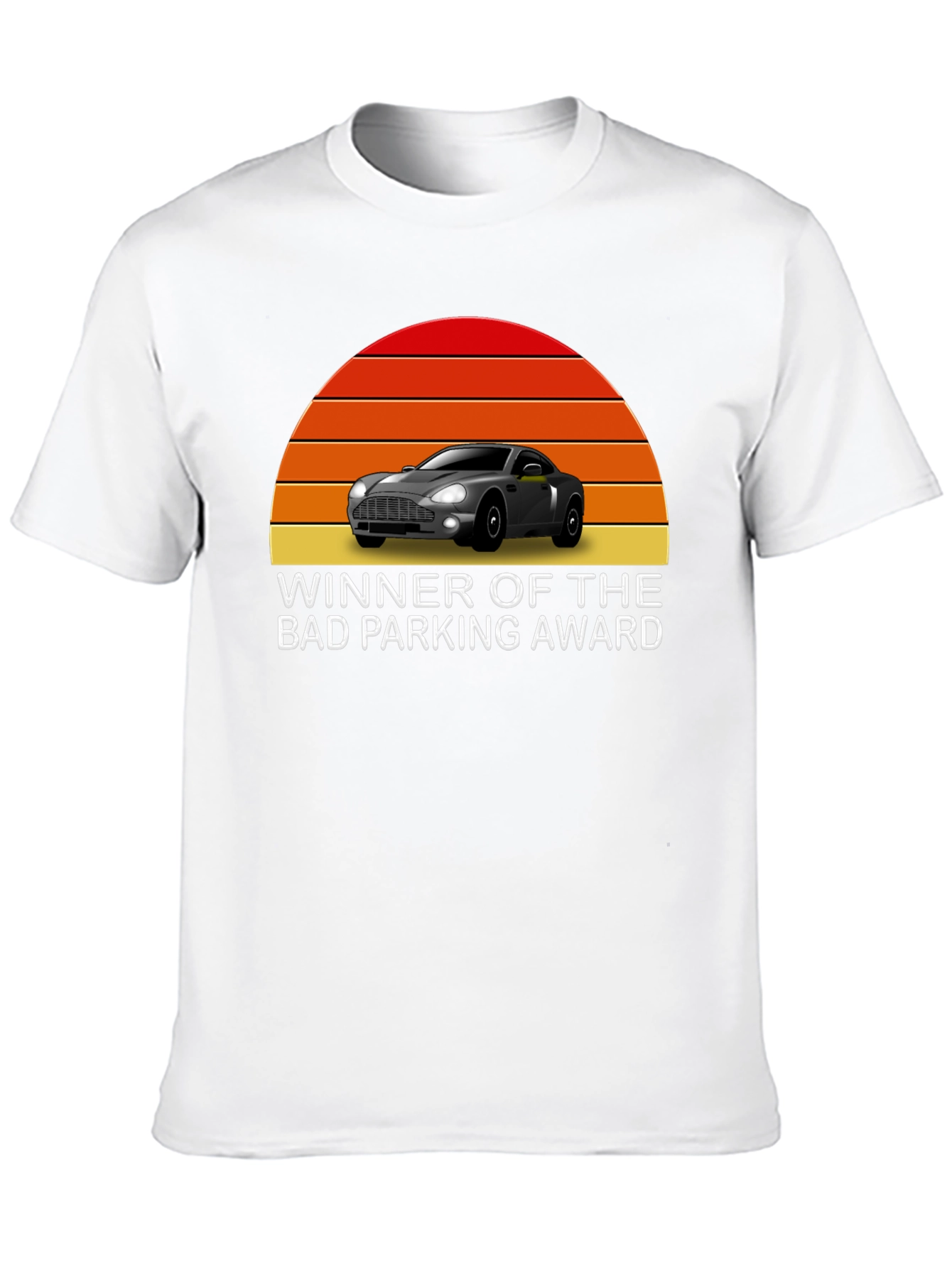 Black Bad Parking Award Graphic Tee view 10