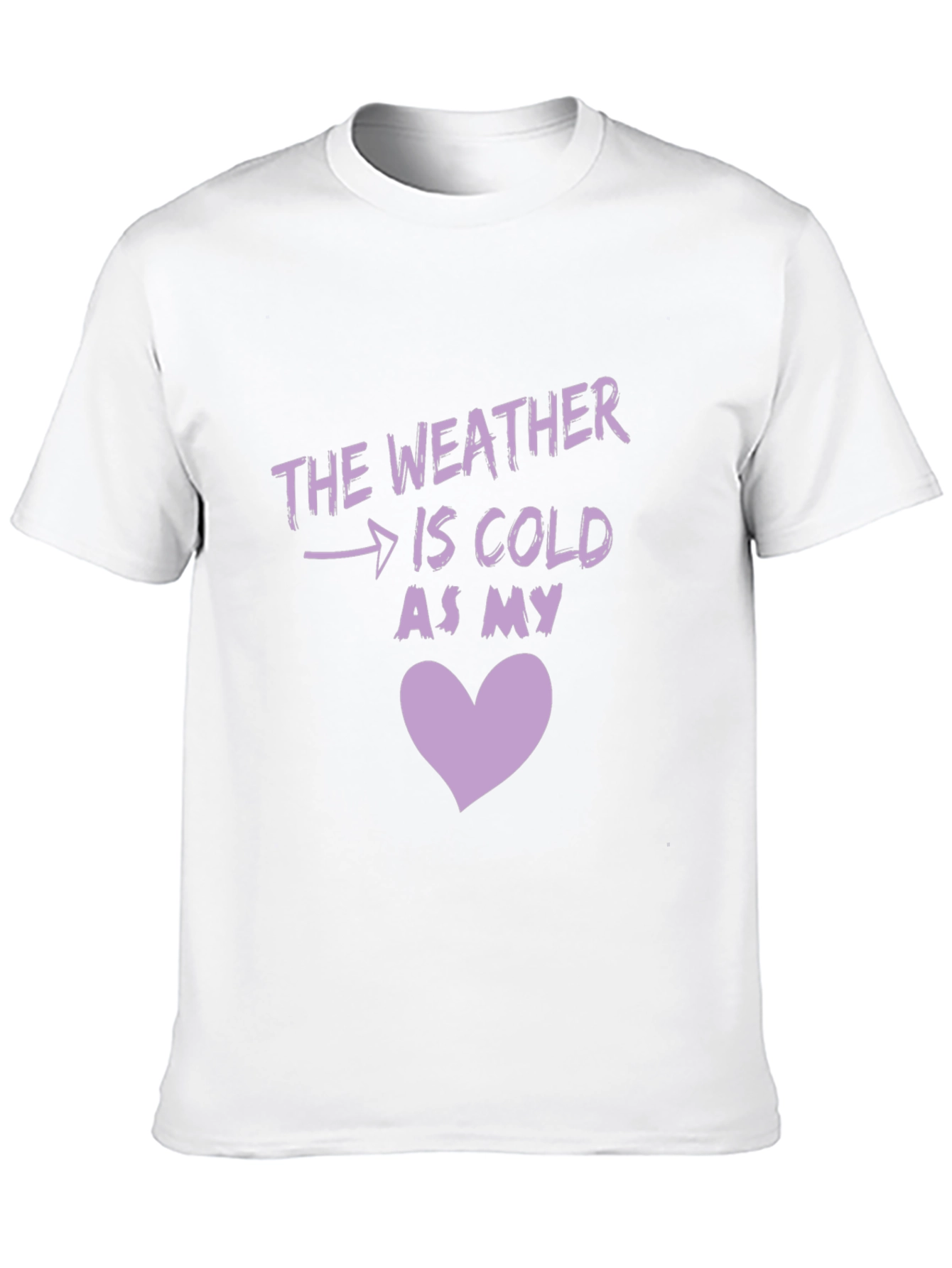 Black Cold Heart Graphic Tee - Mens Fashion view 10