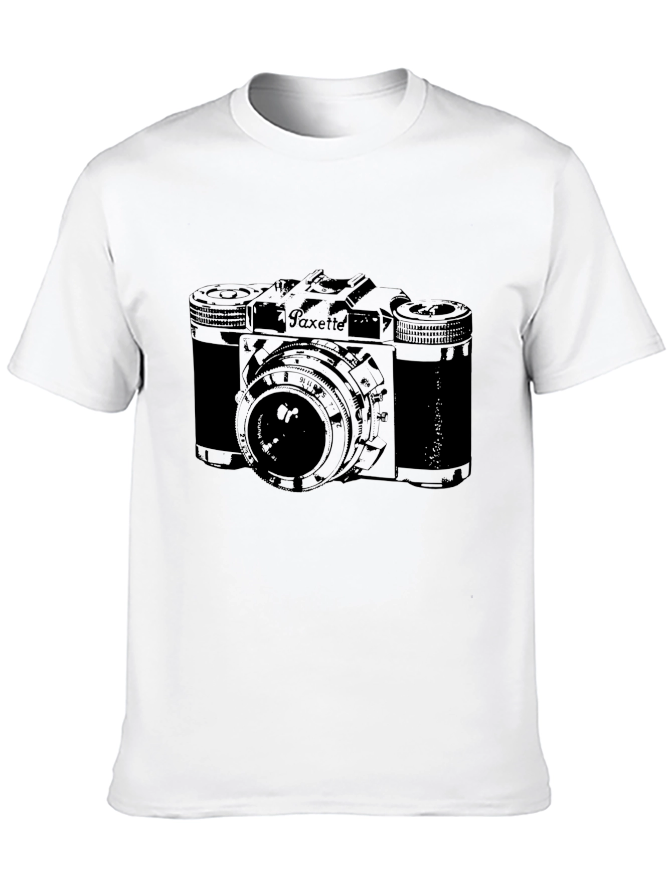 Black Vintage Camera Graphic Tee - Classic Style view 10