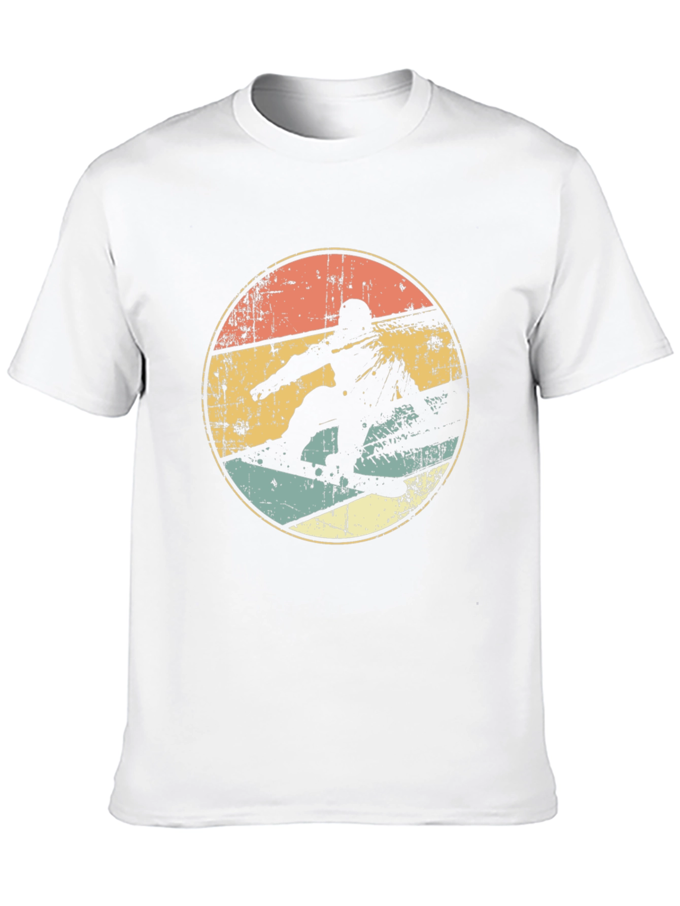 Black Retro Snowboarder T-Shirt Vintage Style Graphic Tee view 10