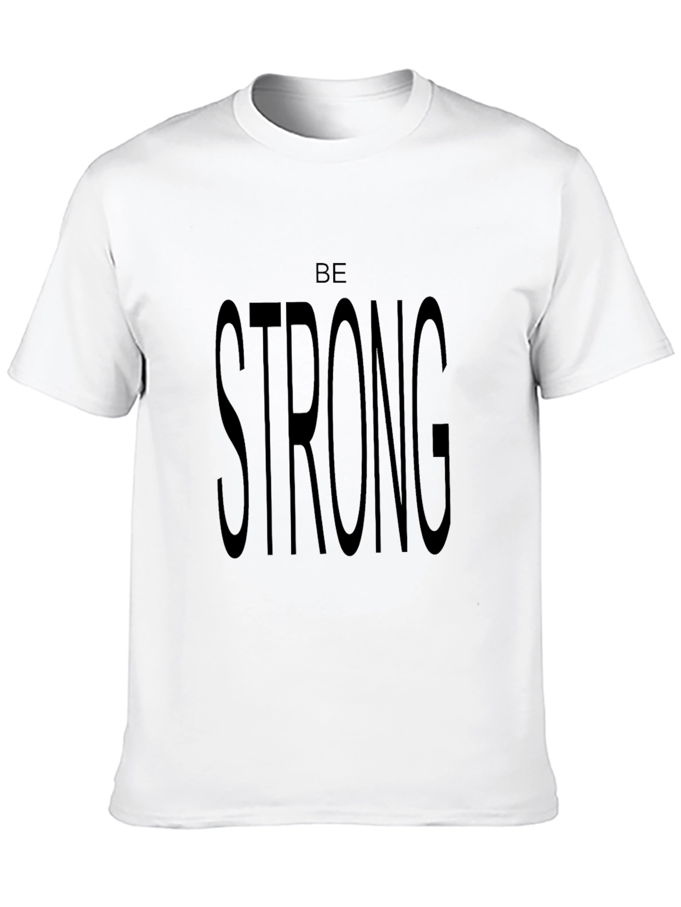 Black Be Strong Graphic Tee - Classic Black T-Shirt view 10