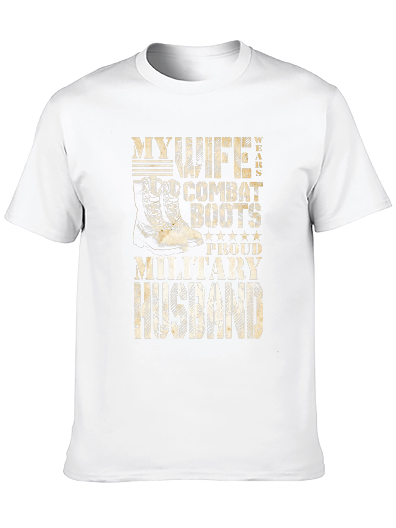 Military Husband Combat Boots T-Shirt - 10