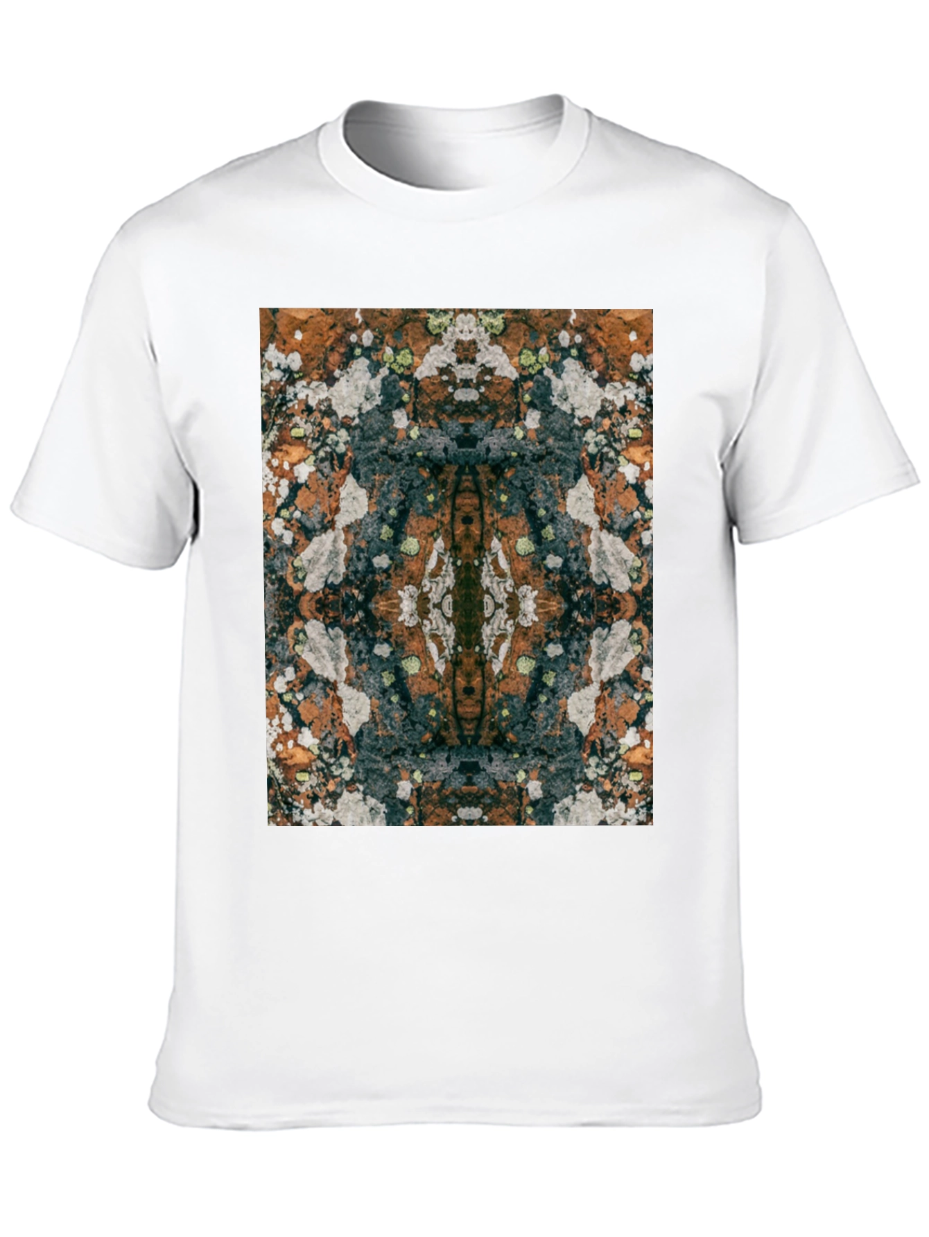 Black Abstract Graphic Print T-Shirt view 10
