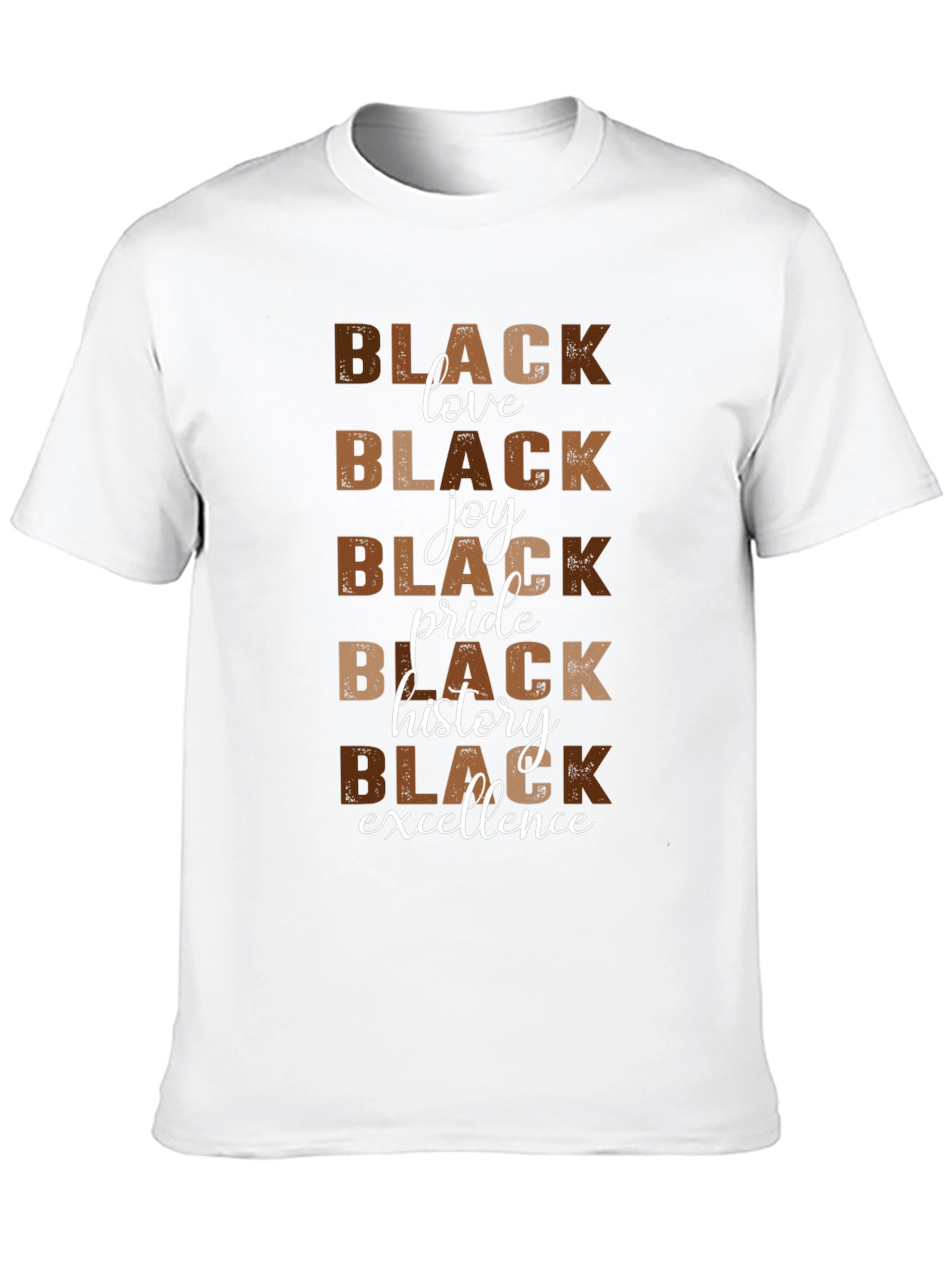 Black Black History Pride Excellence T-Shirt view 10