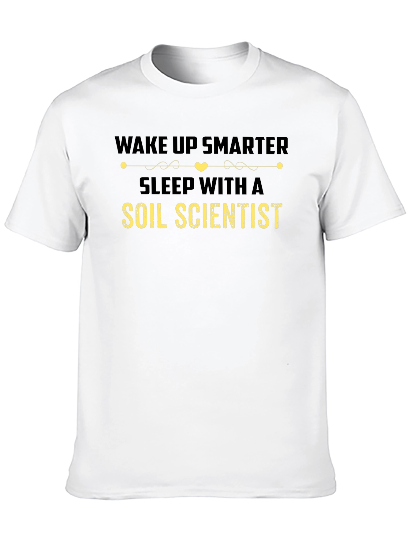Black Wake Up Smarter Soil Scientist Black T-Shirt view 10