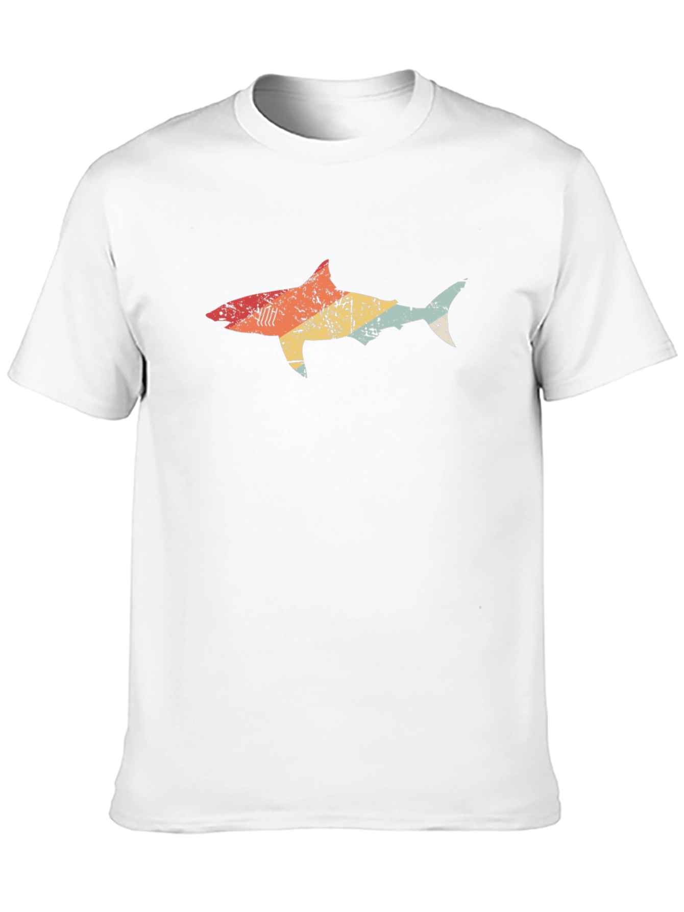 Black Vintage Shark Graphic Tee - Retro Style view 10