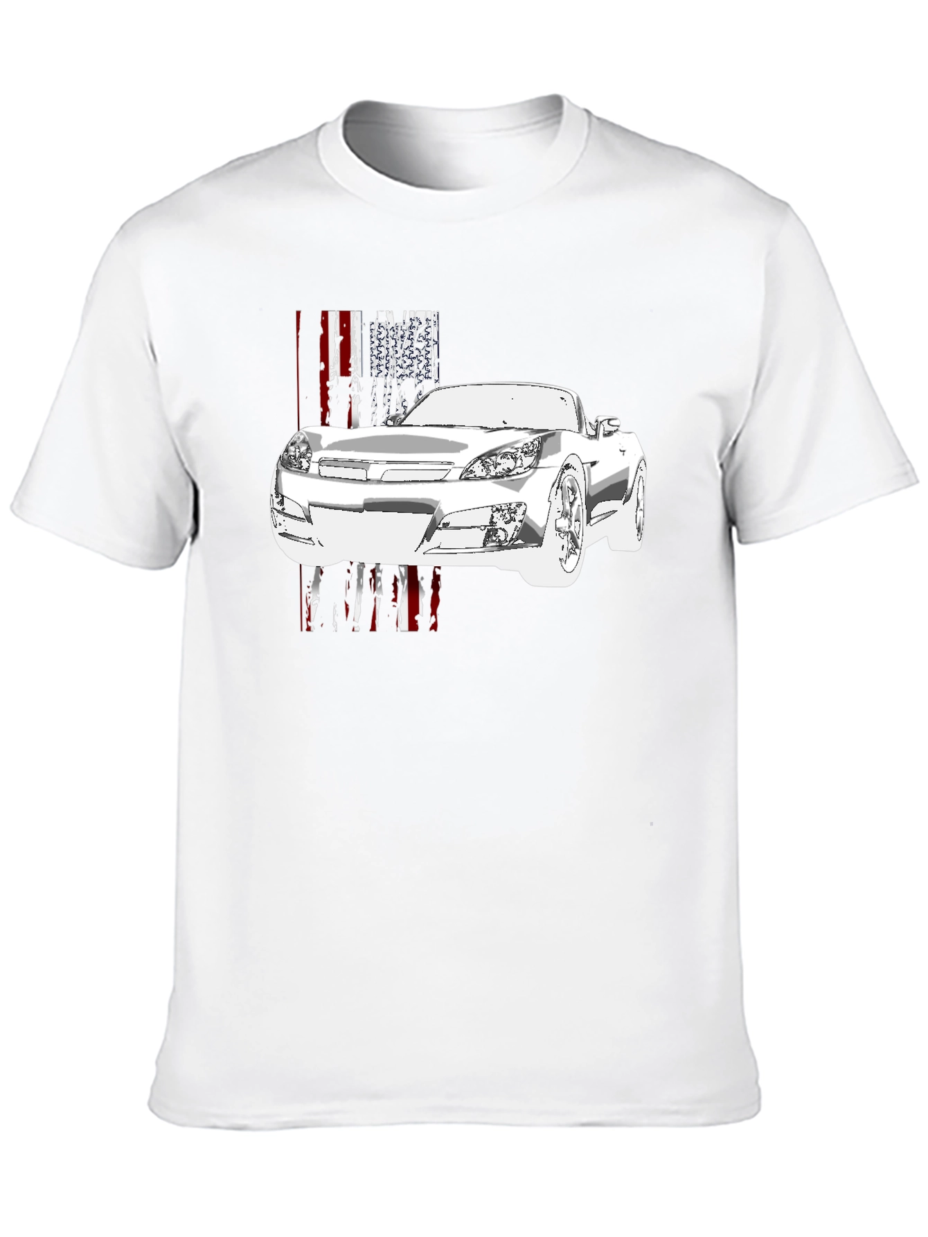 Black Car Graphic Black T-Shirt view 10