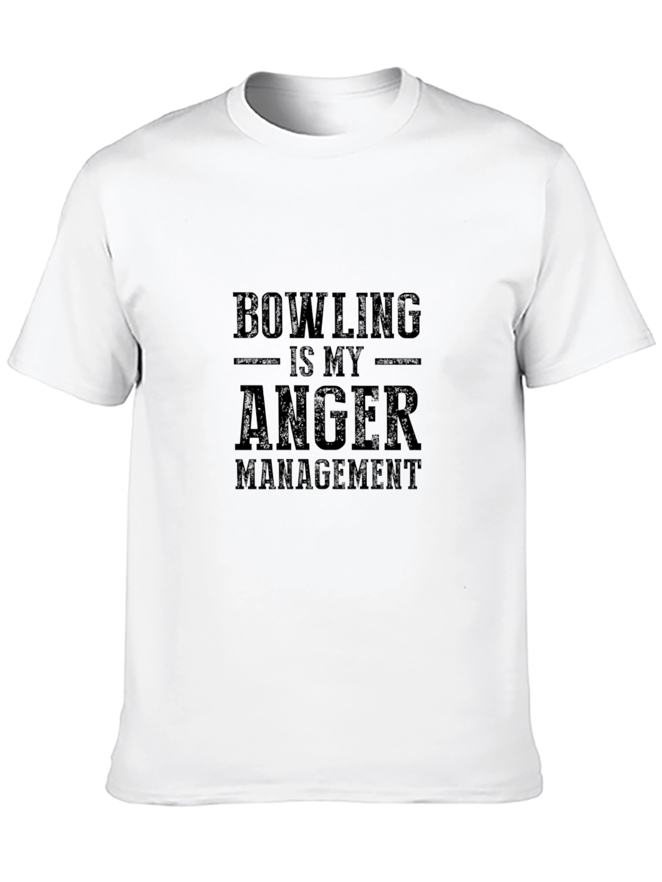 Black Bowling is My Anger Management T-Shirt view 10