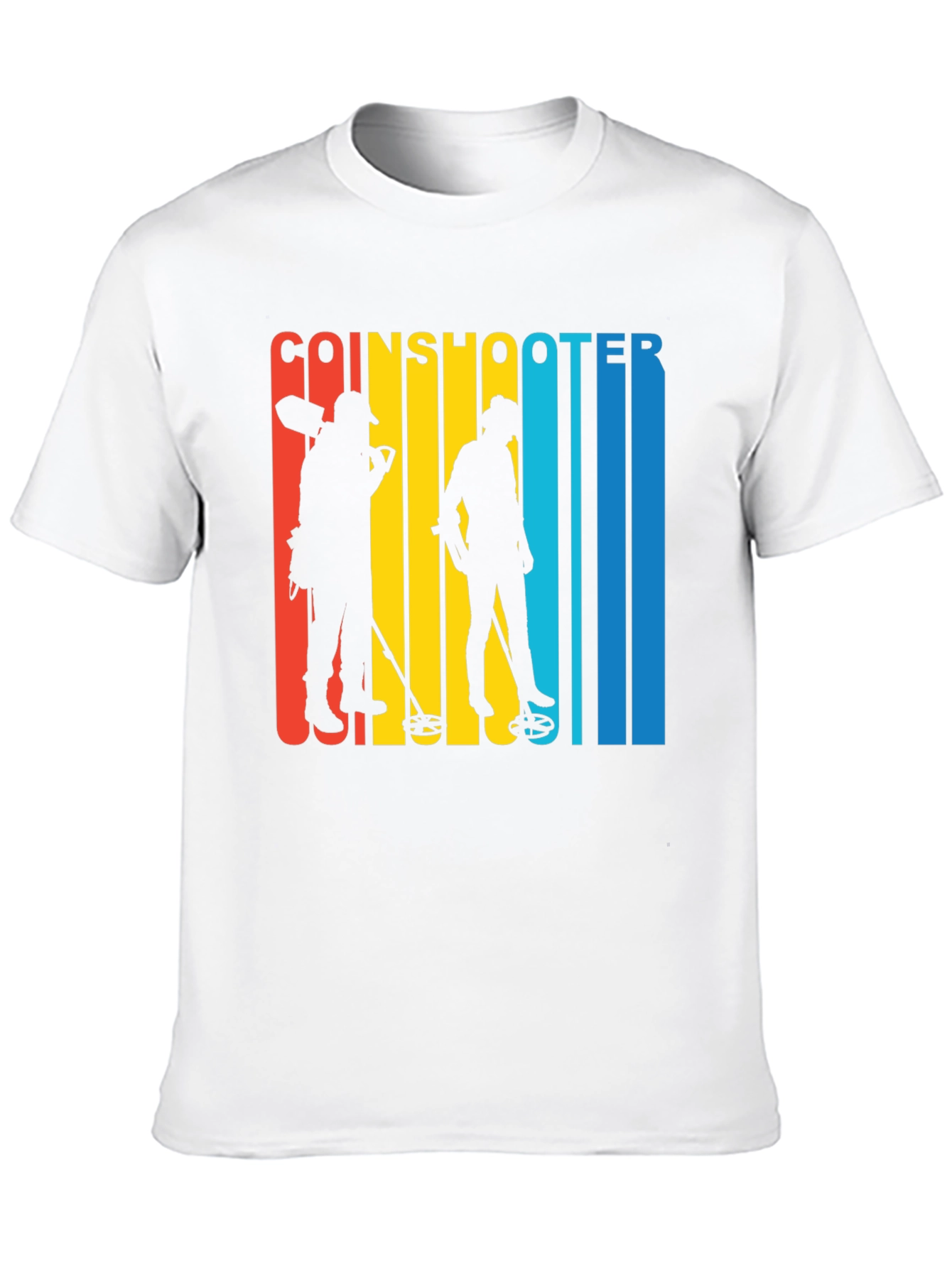 Black Coinshooter Retro Graphic T-Shirt view 10