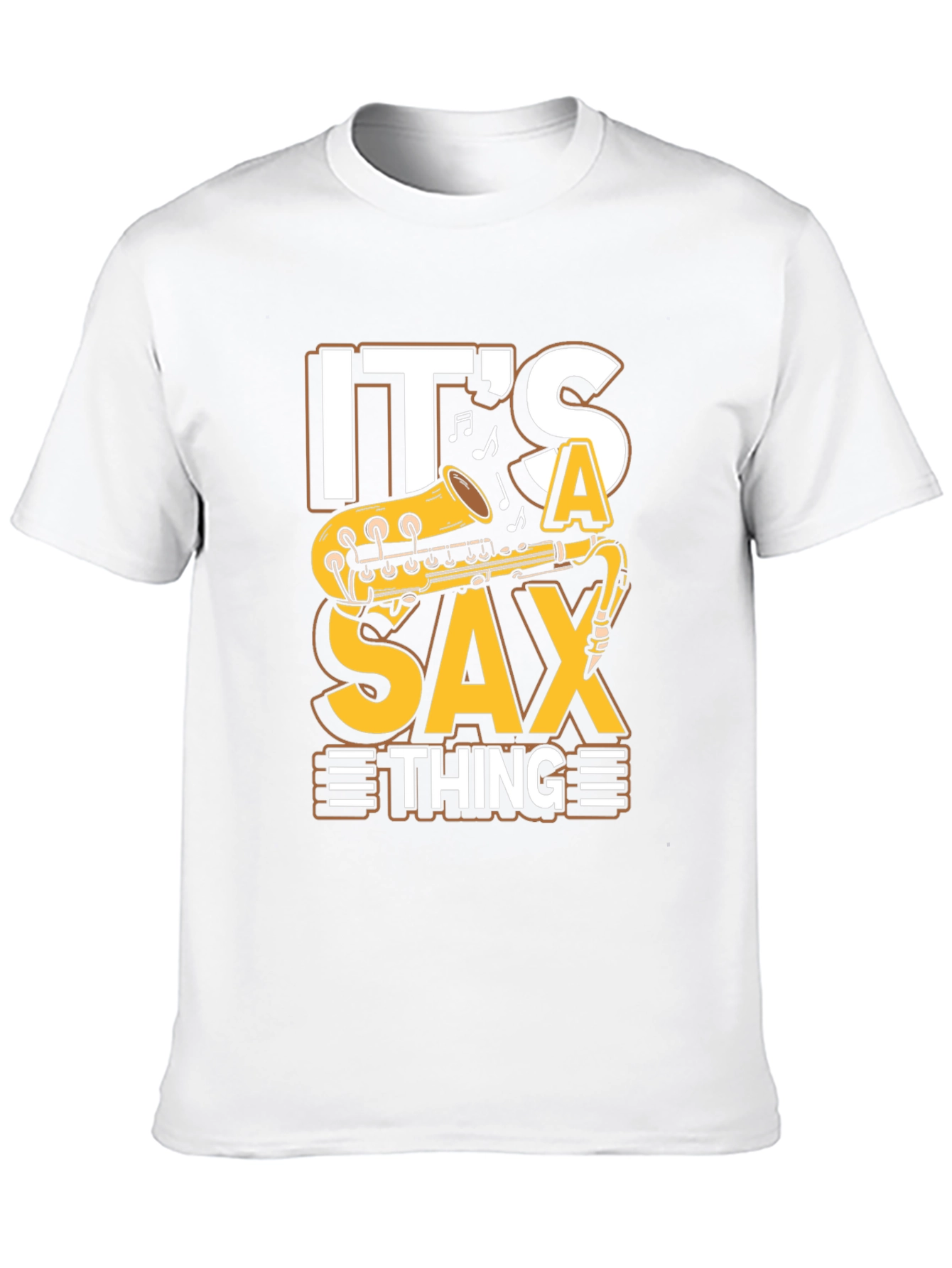 Black It's A Sax Thing T-Shirt - Musical Instrument Tee view 10