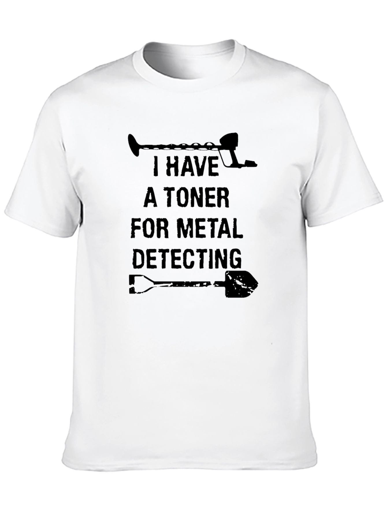 Black Metal Detecting Humor Tee - I Have A Toner view 10