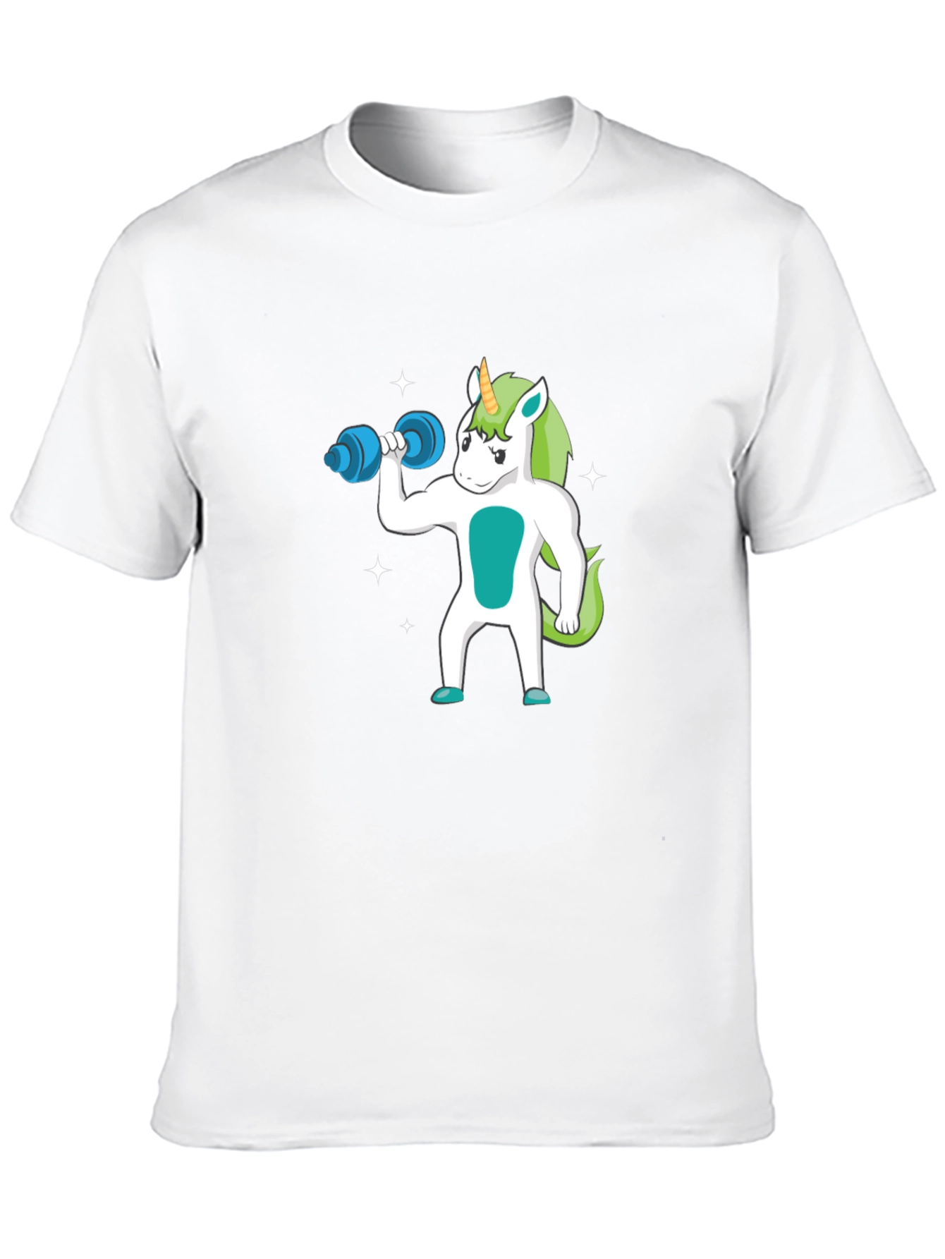 Black Unicorn Gym T-Shirt - Funny Fitness Apparel view 10